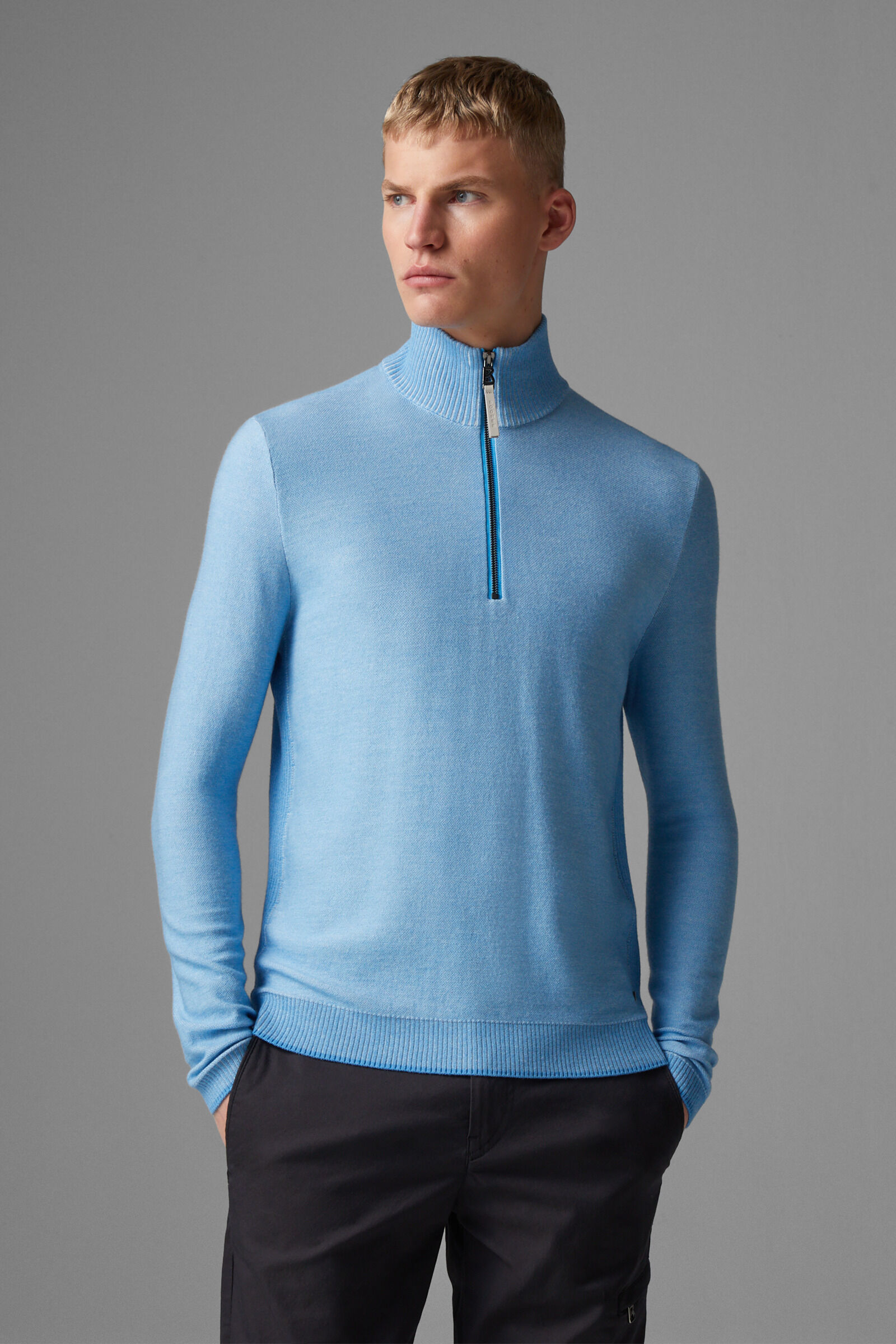 BOGNER Lias Half zip pullover for men