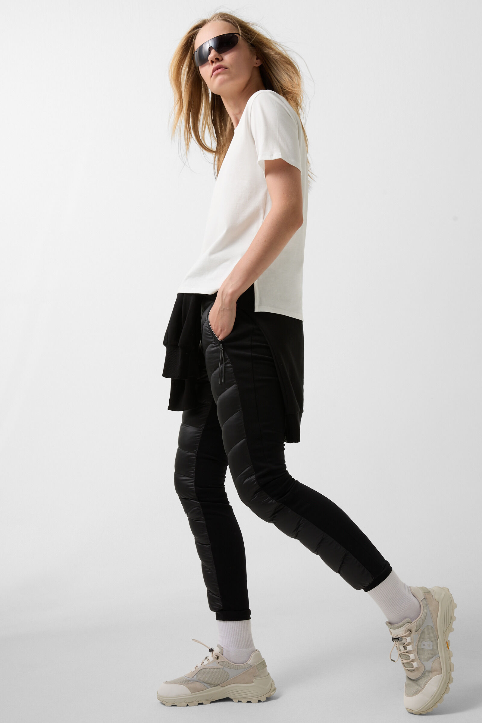 T-shirt Lotte White/black