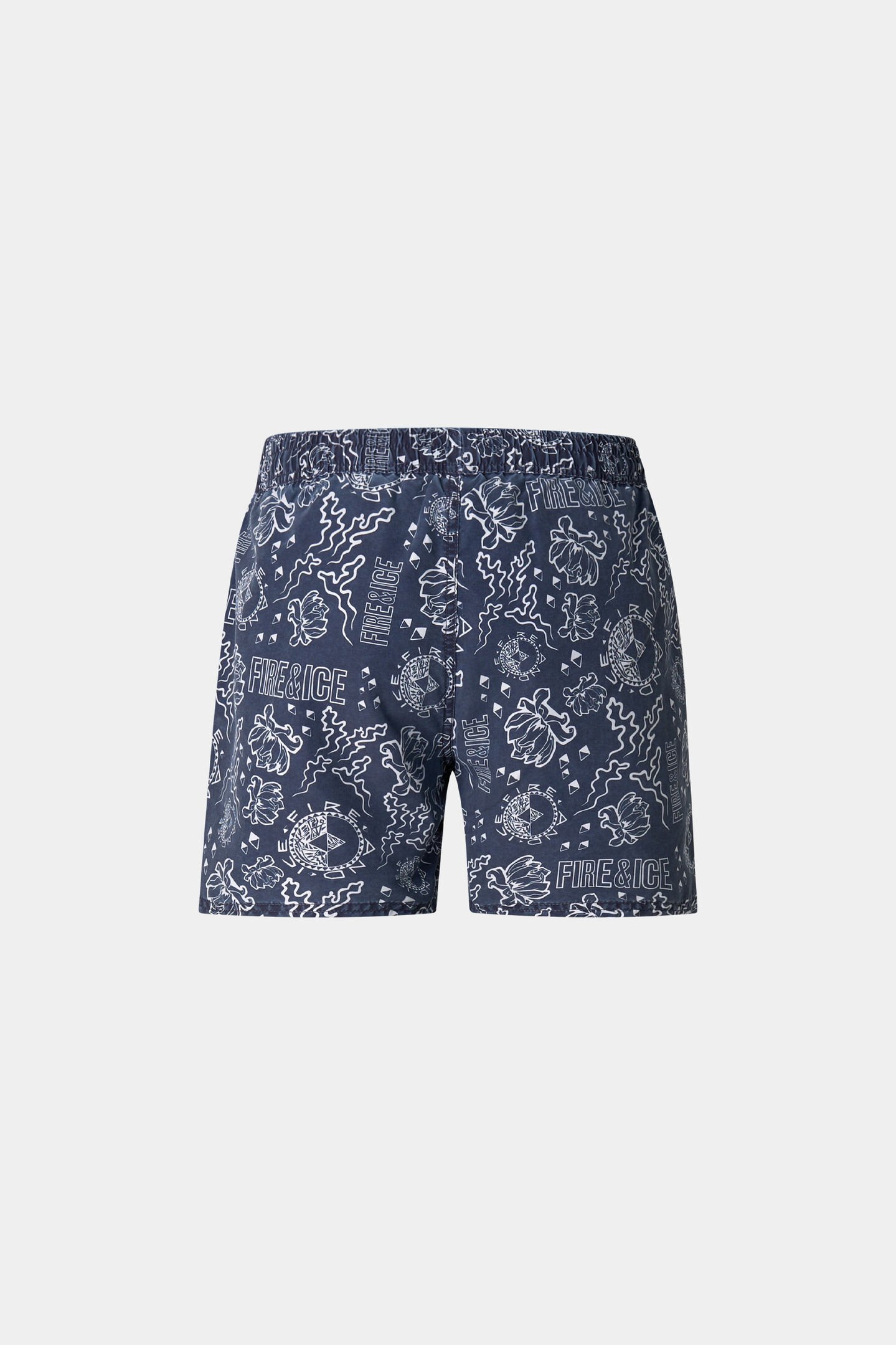 Nelson zwemshorts Donkerblauw/wit