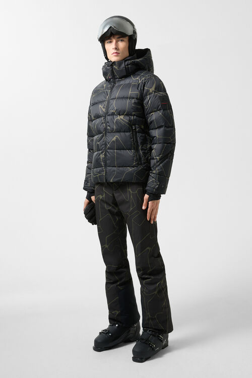 Ski Look Fire Luka Black/Oliv-Green 