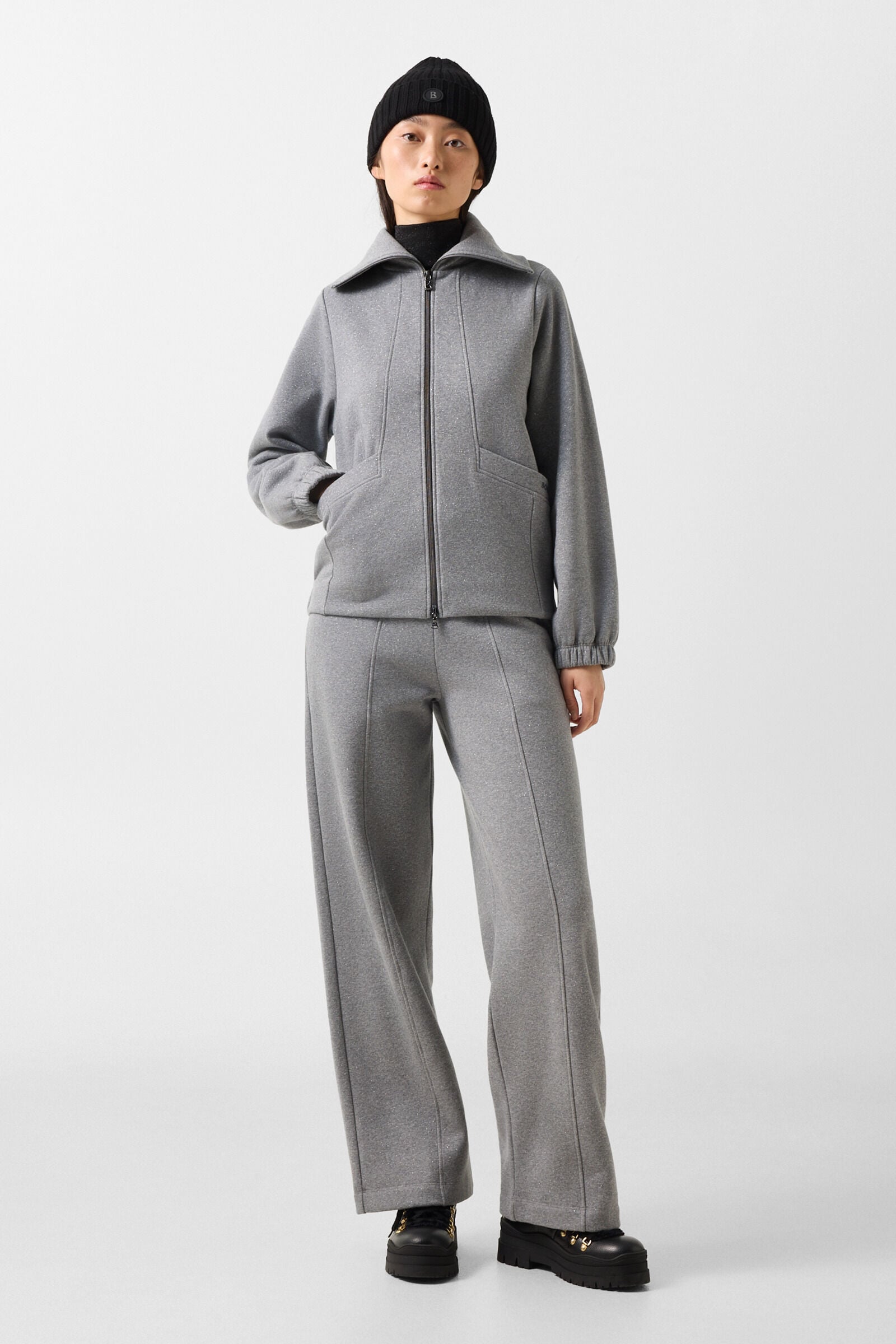 Tasha Jersey Jacket Grey