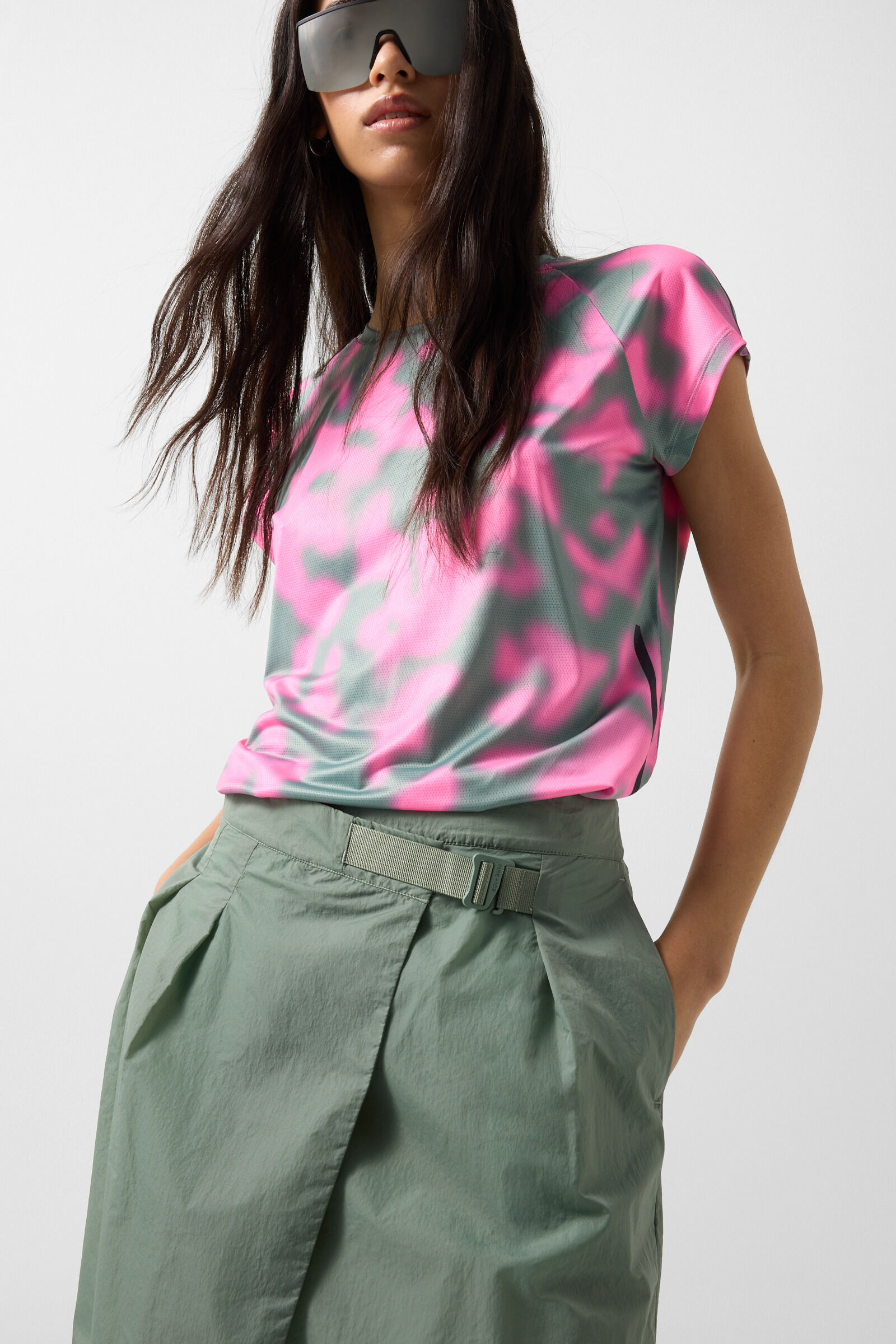 Wrap skirt Tela Eucalyptus