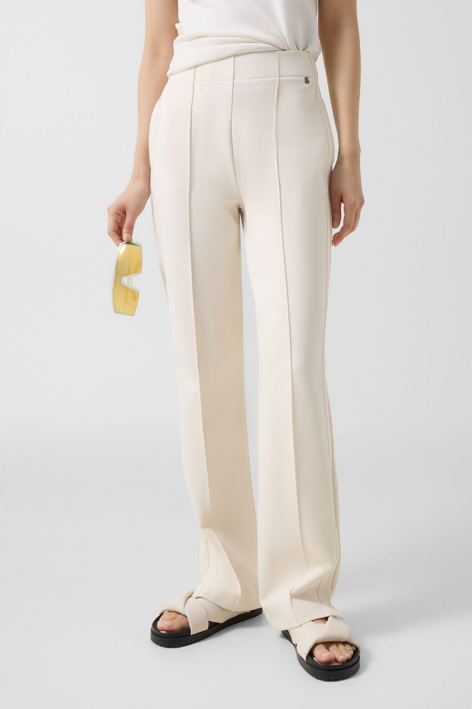 Penny jersey trousers Cream
