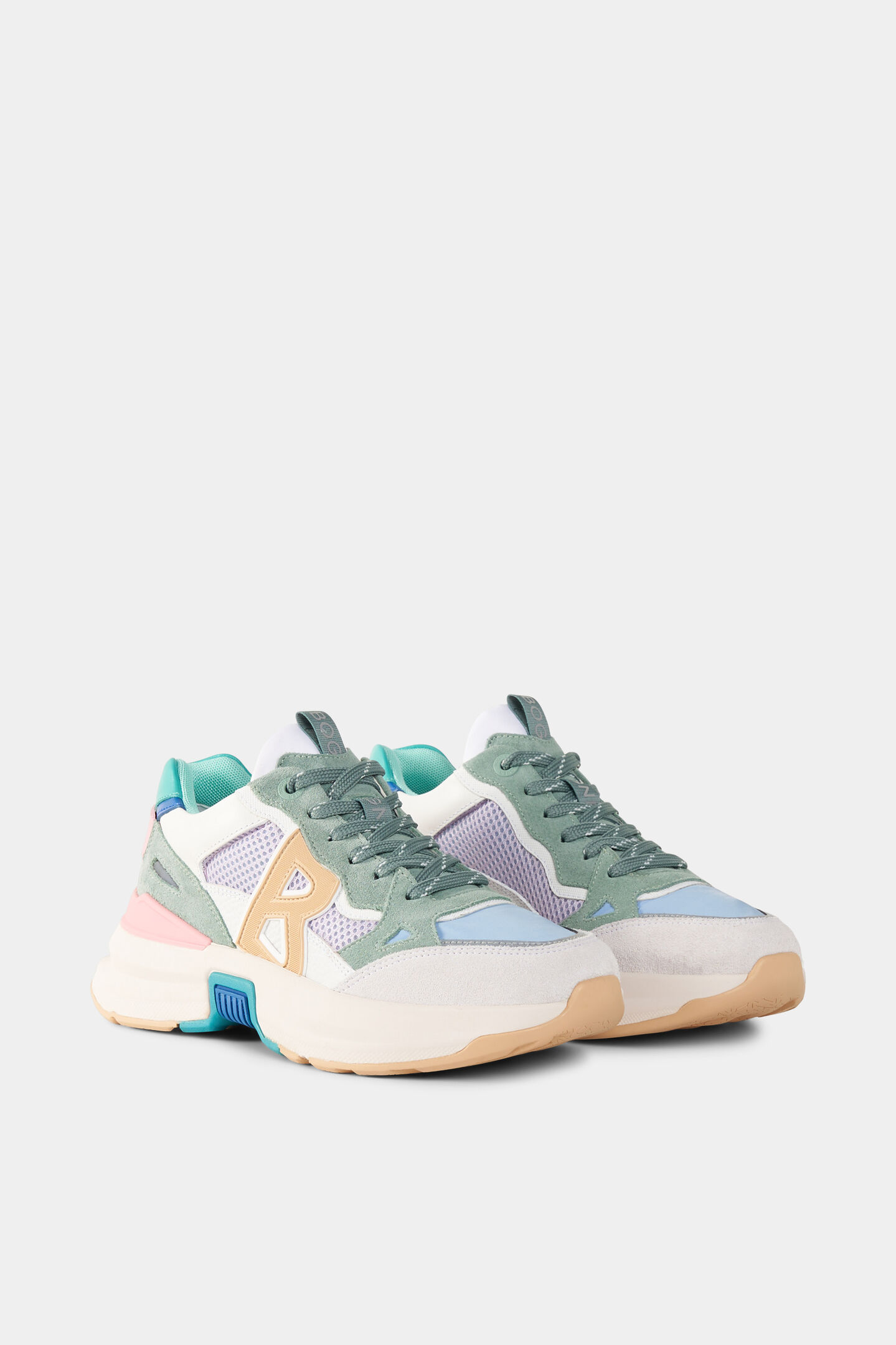 Sneaker CTP25 Green/beige/pink