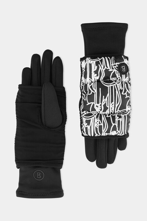 Handschuh Touch Off-White/Schwarz