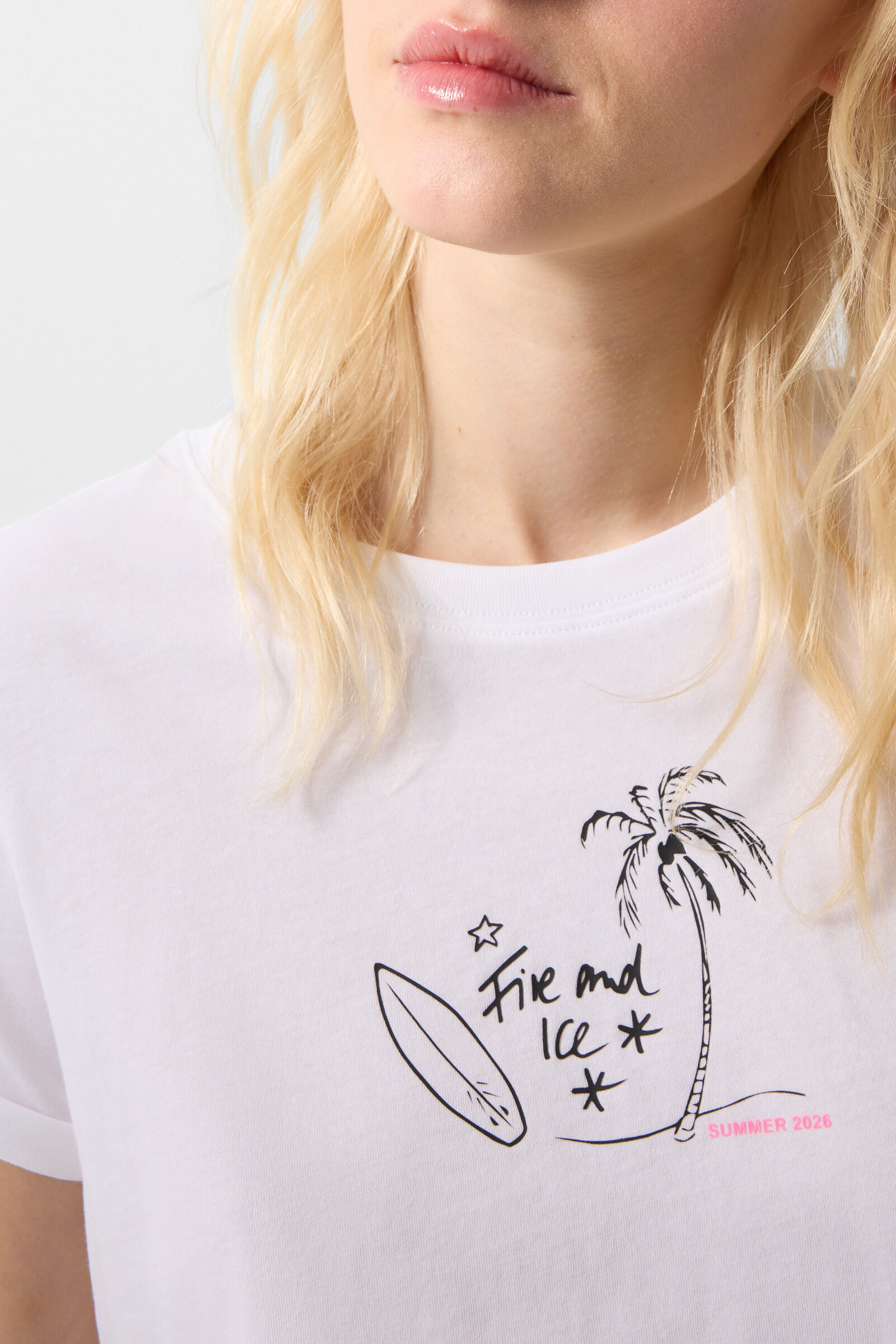 T-shirt Debra White/black