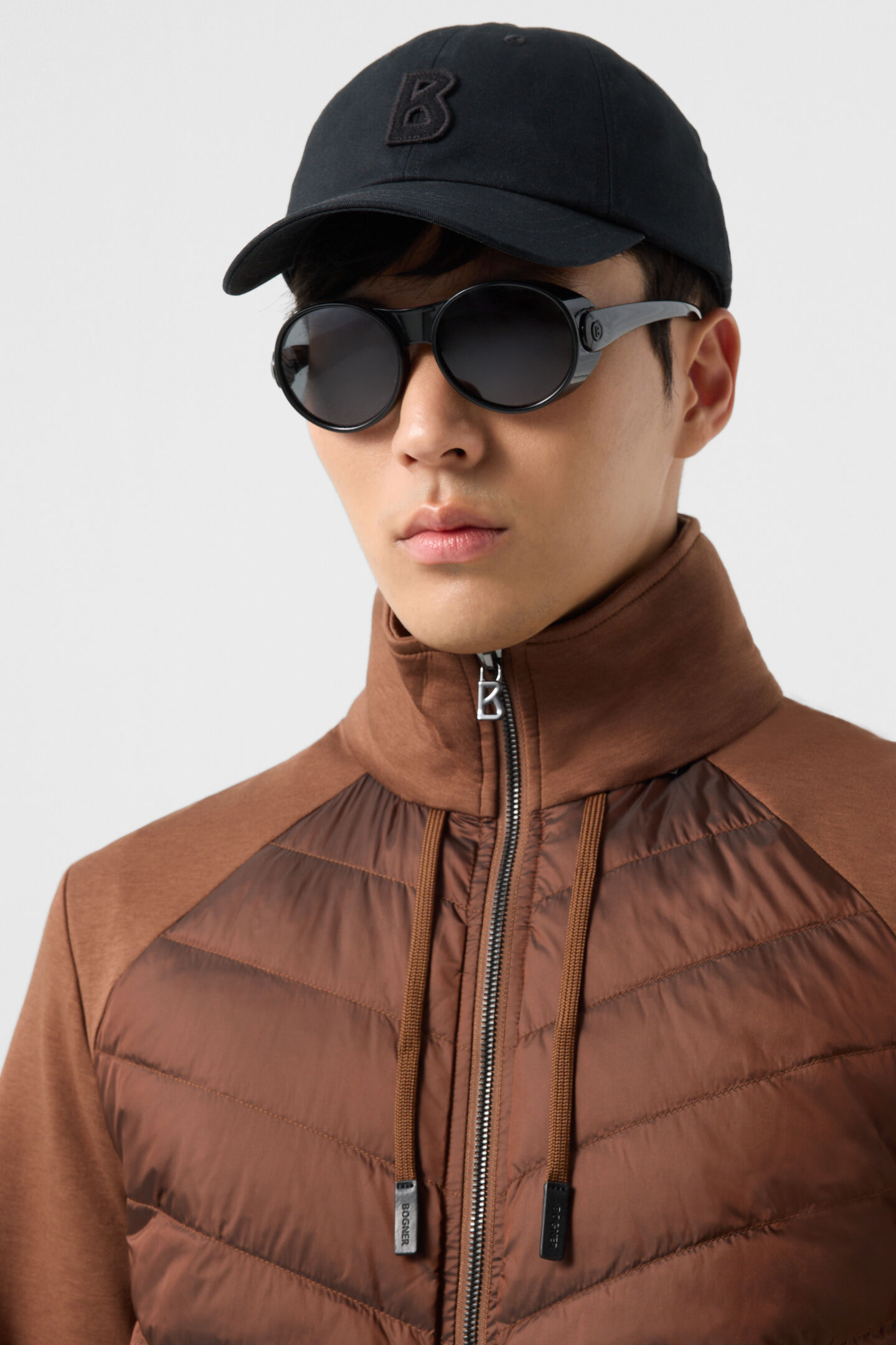 Baker down jersey jacket Brown