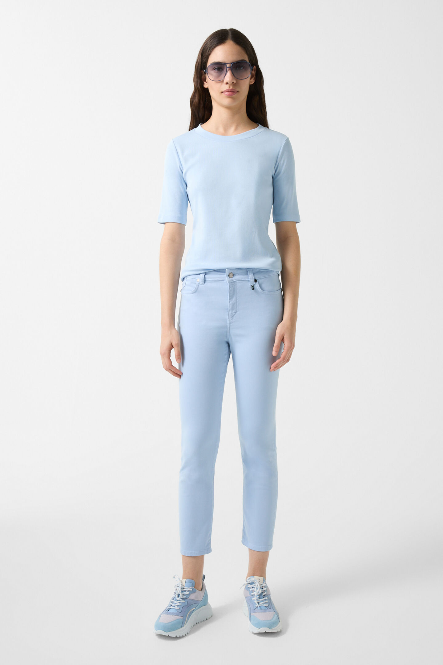 Julie 7/8 pants Light blue