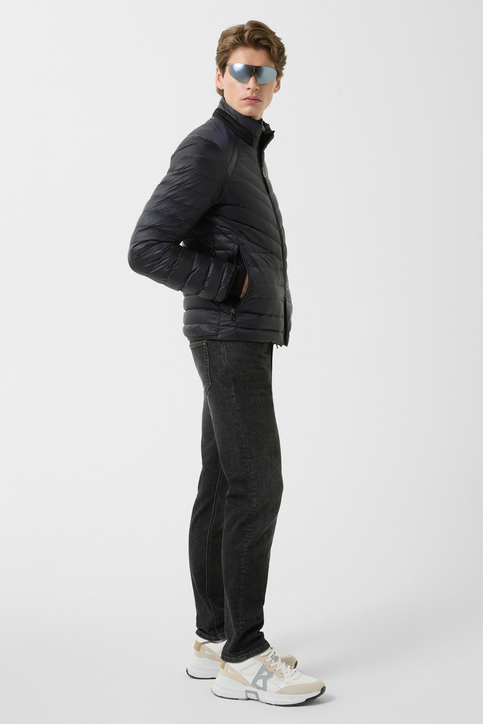 Liman lightweight down jacket Navy blue