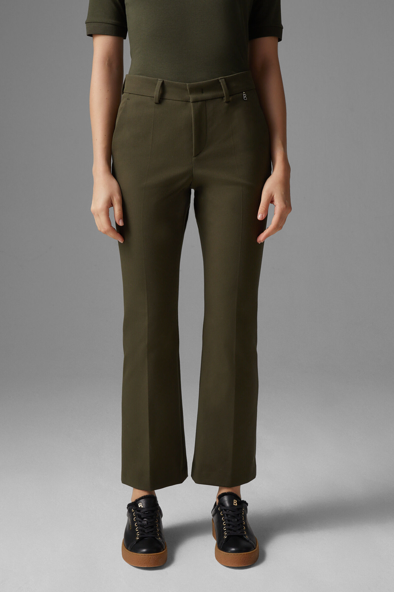 7 8 hose damen oliv