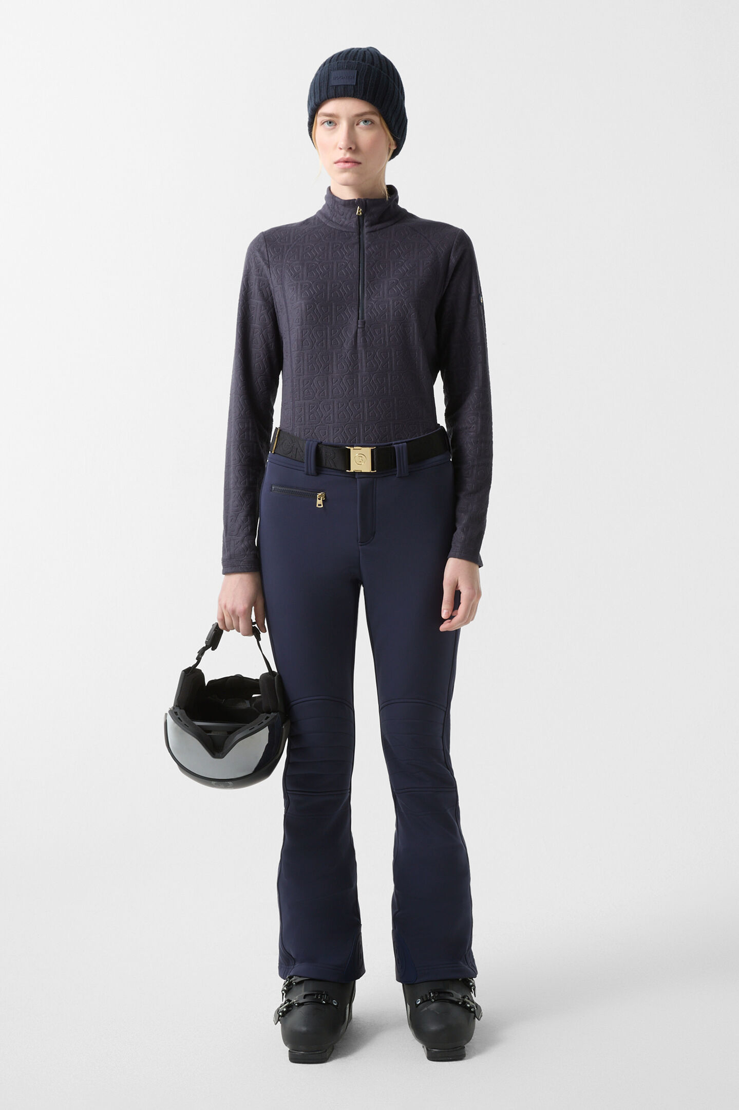 Softshell-Skihose Madei Navy-Blau