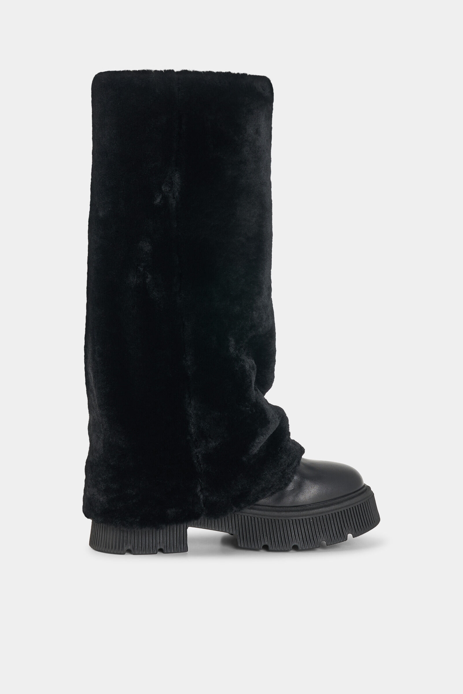 Turin lambskin boots Black