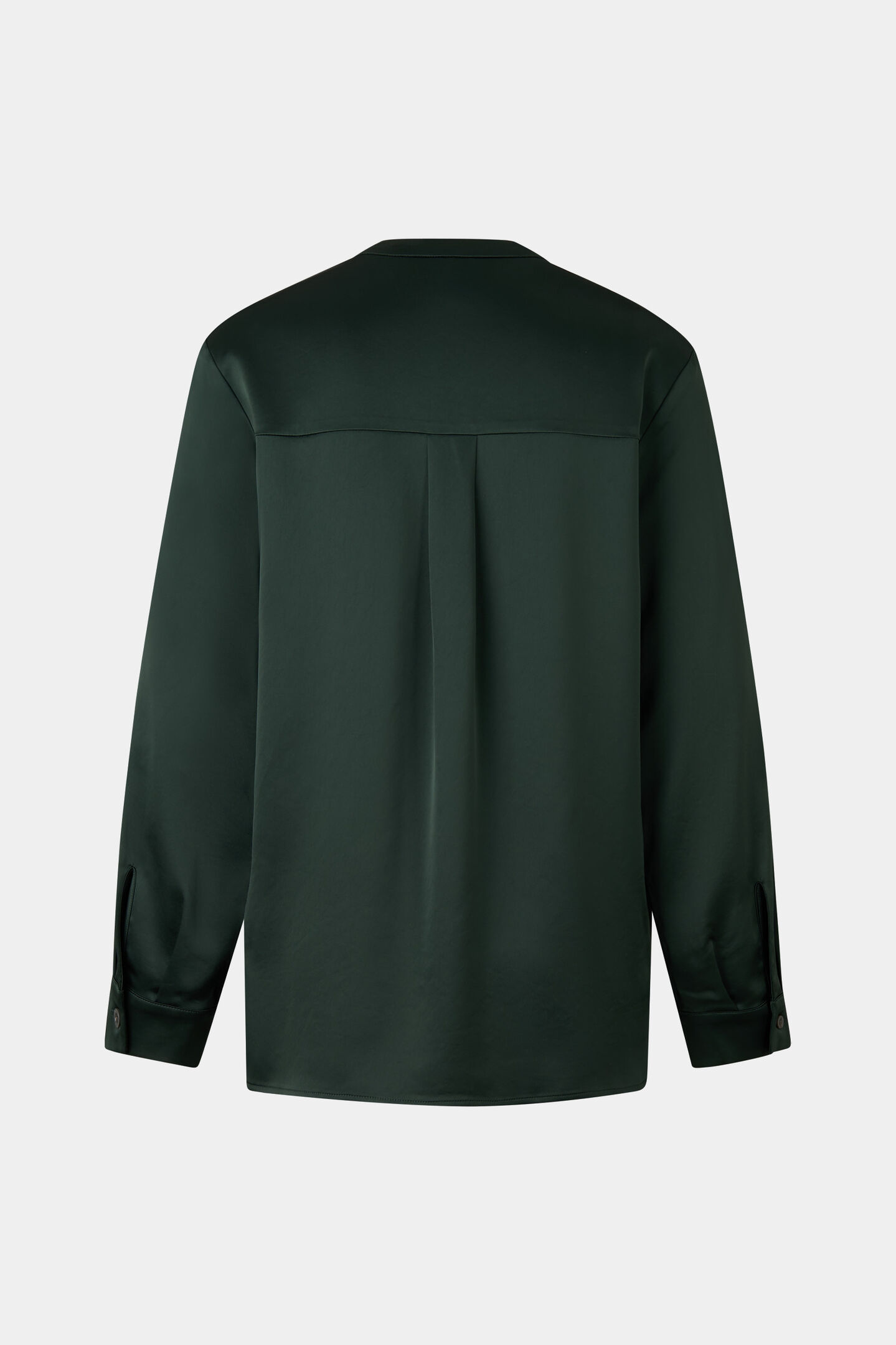 Satin-Bluse Gerrit Dunkelgrün