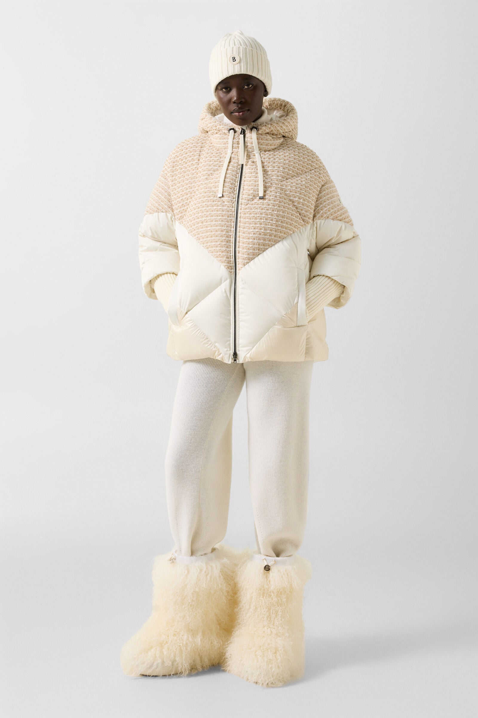 Daunenjacke Sheryl Off-White/Beige
