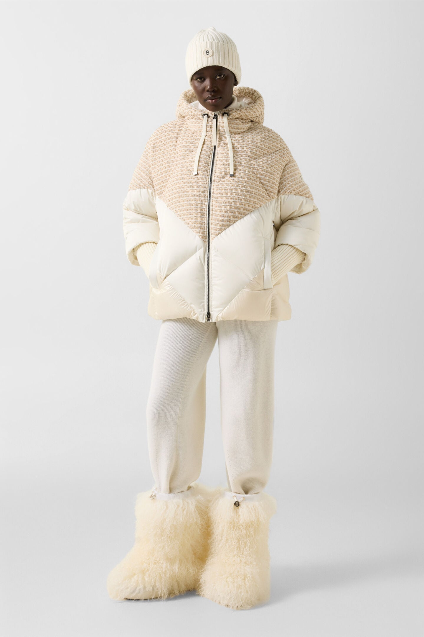 Daunenjacke Sheryl Off-White/Beige