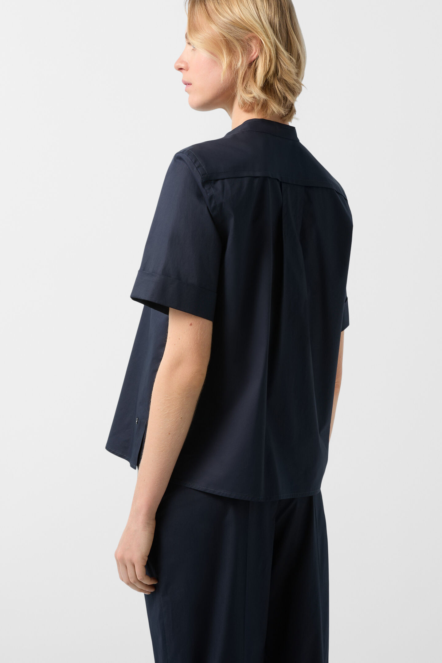 Avril Short-sleeve blouse Navy blue