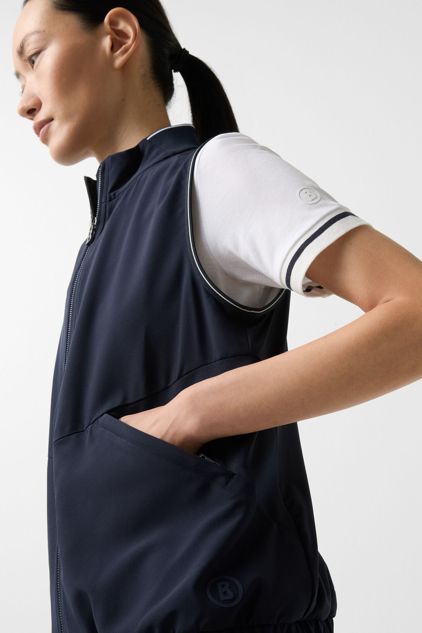 Antje functional vest Navy blue