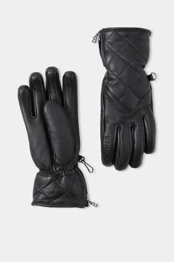 Leder-Handschuhe Dana Schwarz Leder-Handschuhe Dana Schwarz