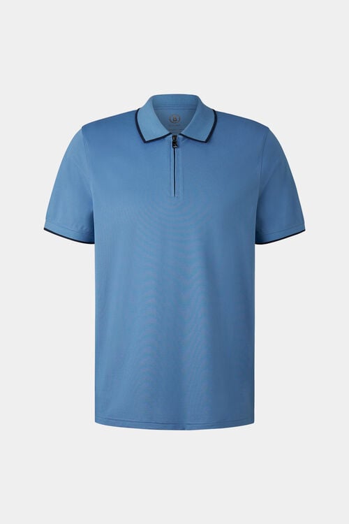 Timo polo shirt Misty blue