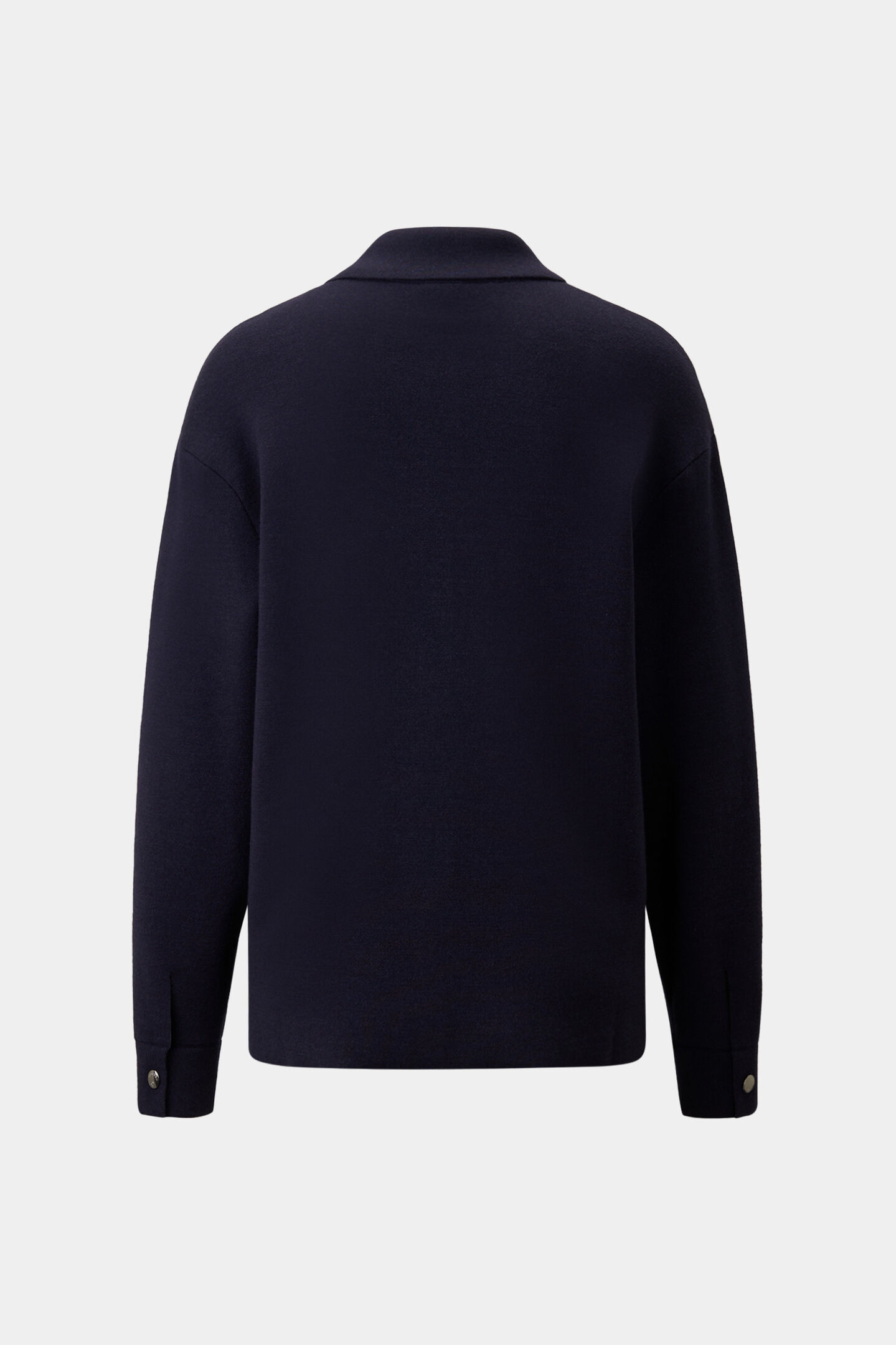 Icaria Knit Overshirt Navy blue