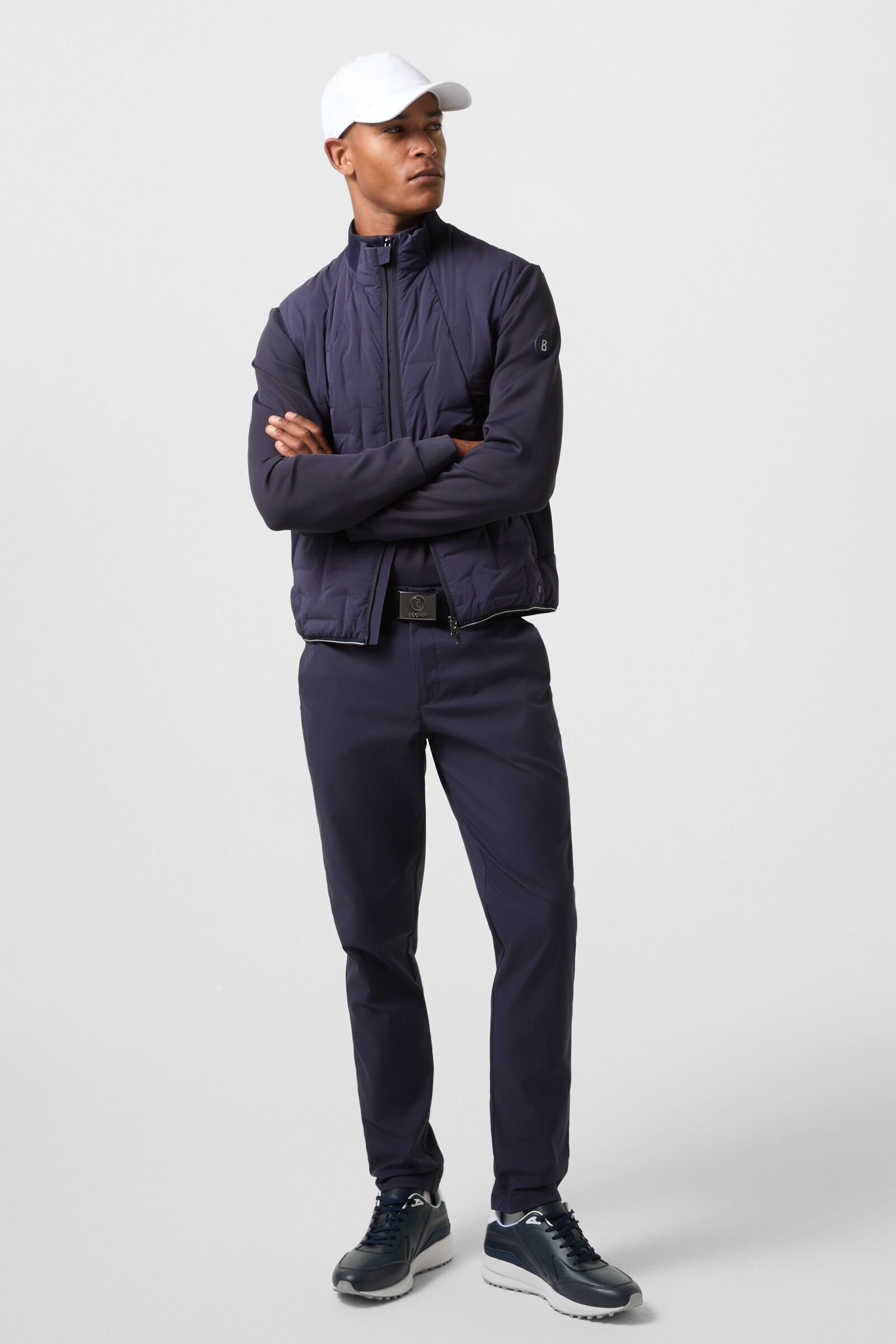 Sascha lichtgewicht donzen vest Marineblauw