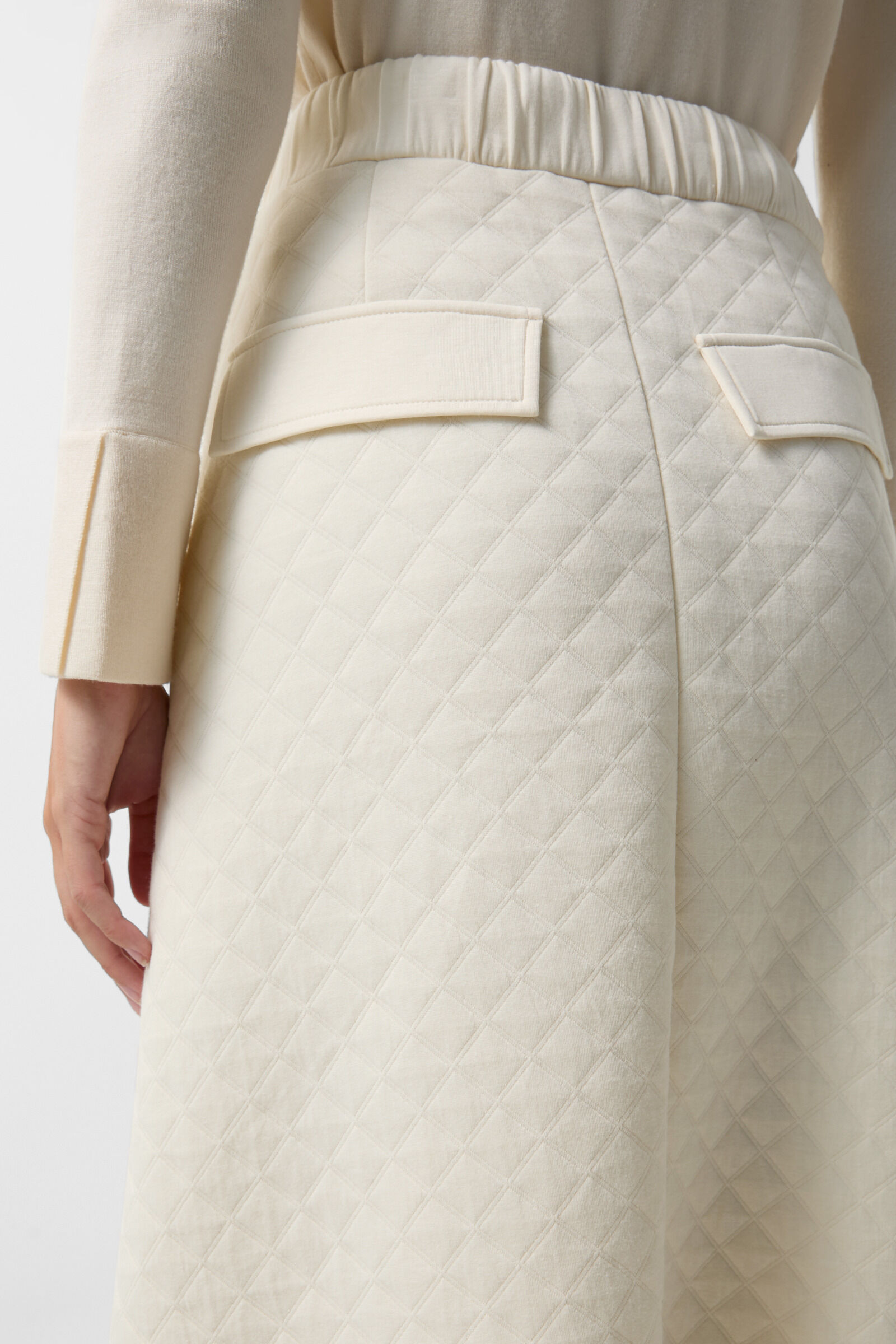 Mascha sweat skirt Cream