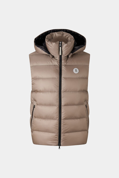 Holger down waistcoat Taupe