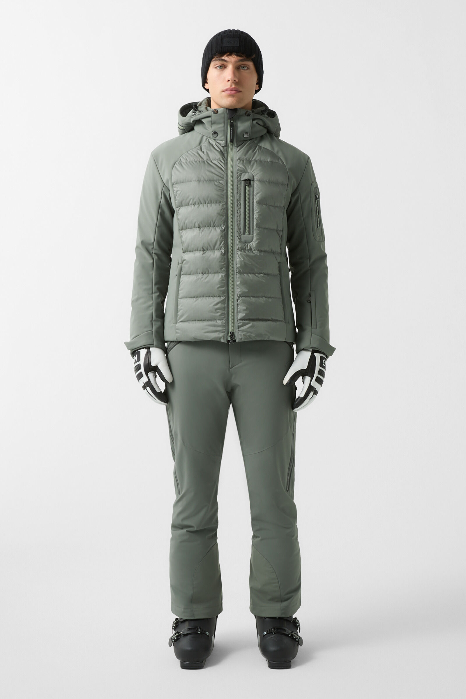 Zoran softshell ski jacket Olive green