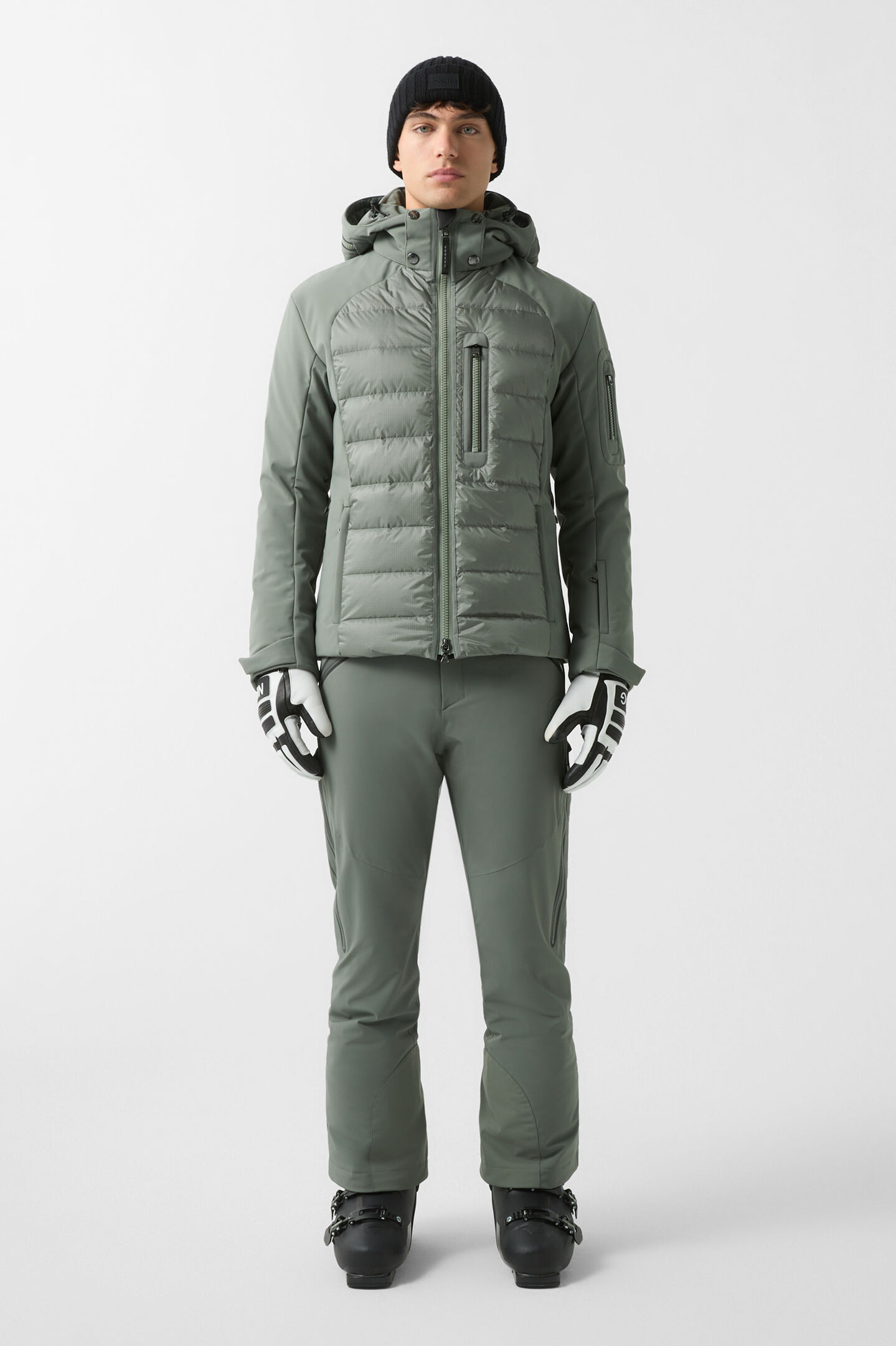 Zoran softshell ski jacket Olive green