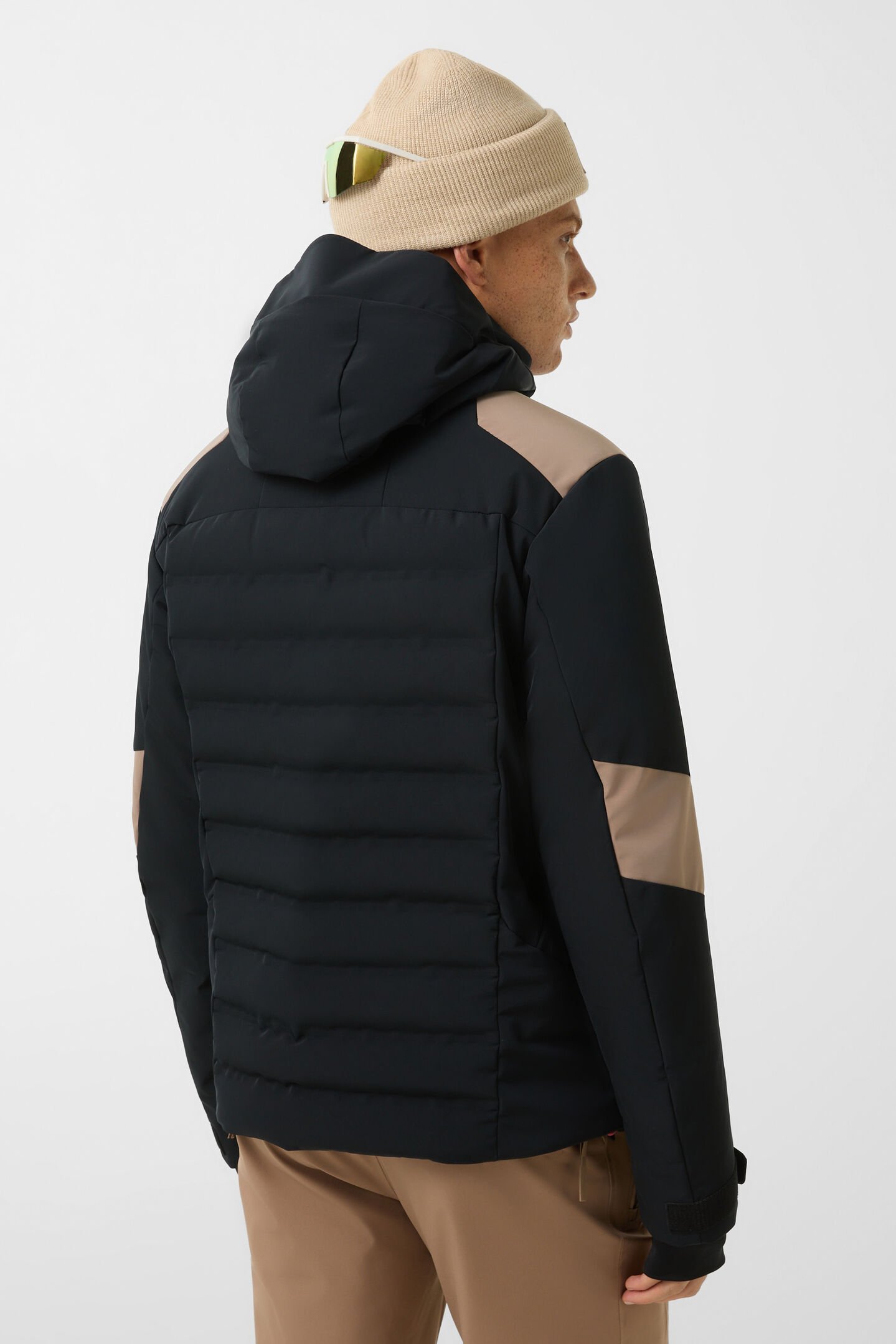 Veste de ski Radek noir/beige