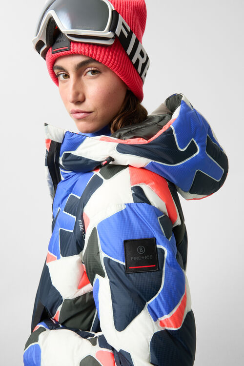 Skijacke Ronnie Blau/Schwarz/Wei&szlig;