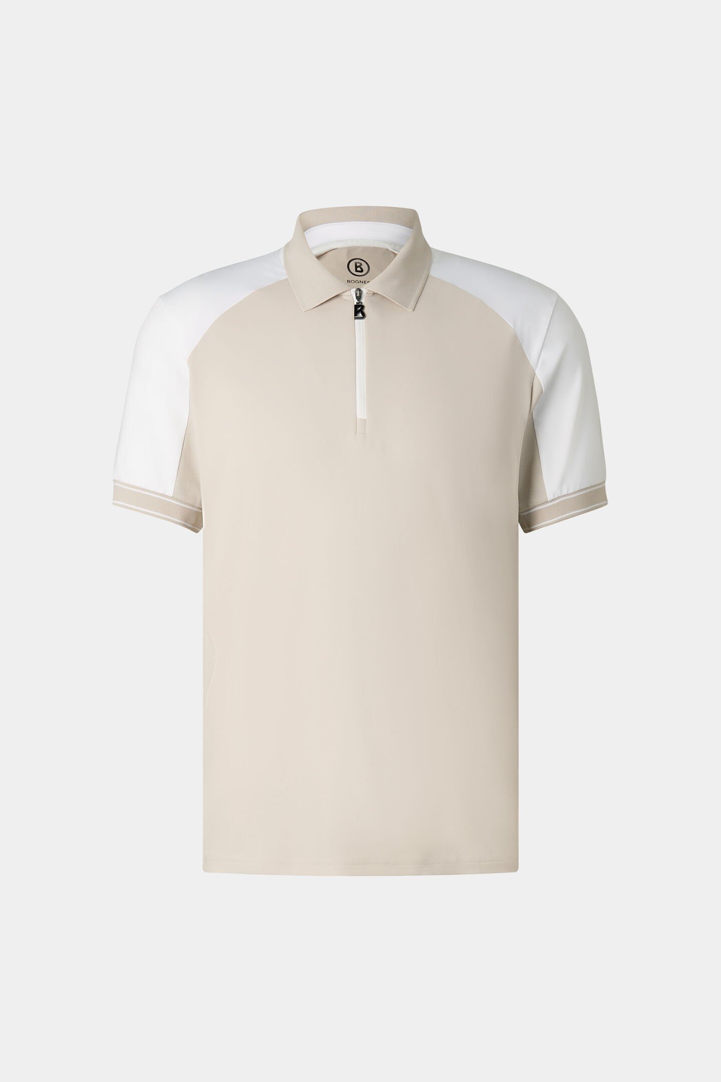 Fabius functional short-sleeved top Sand/white