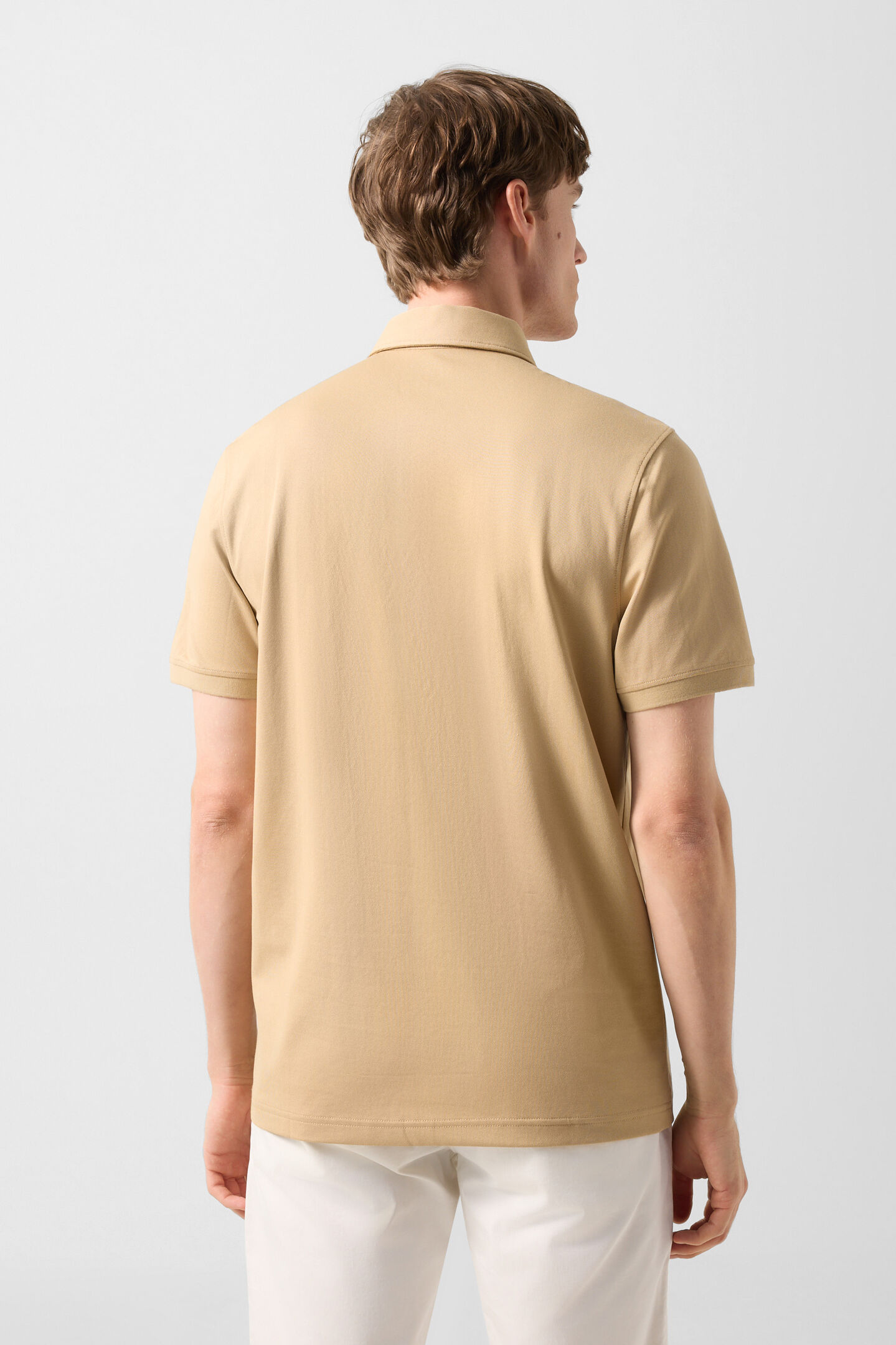 Timo polo shirt Camel 