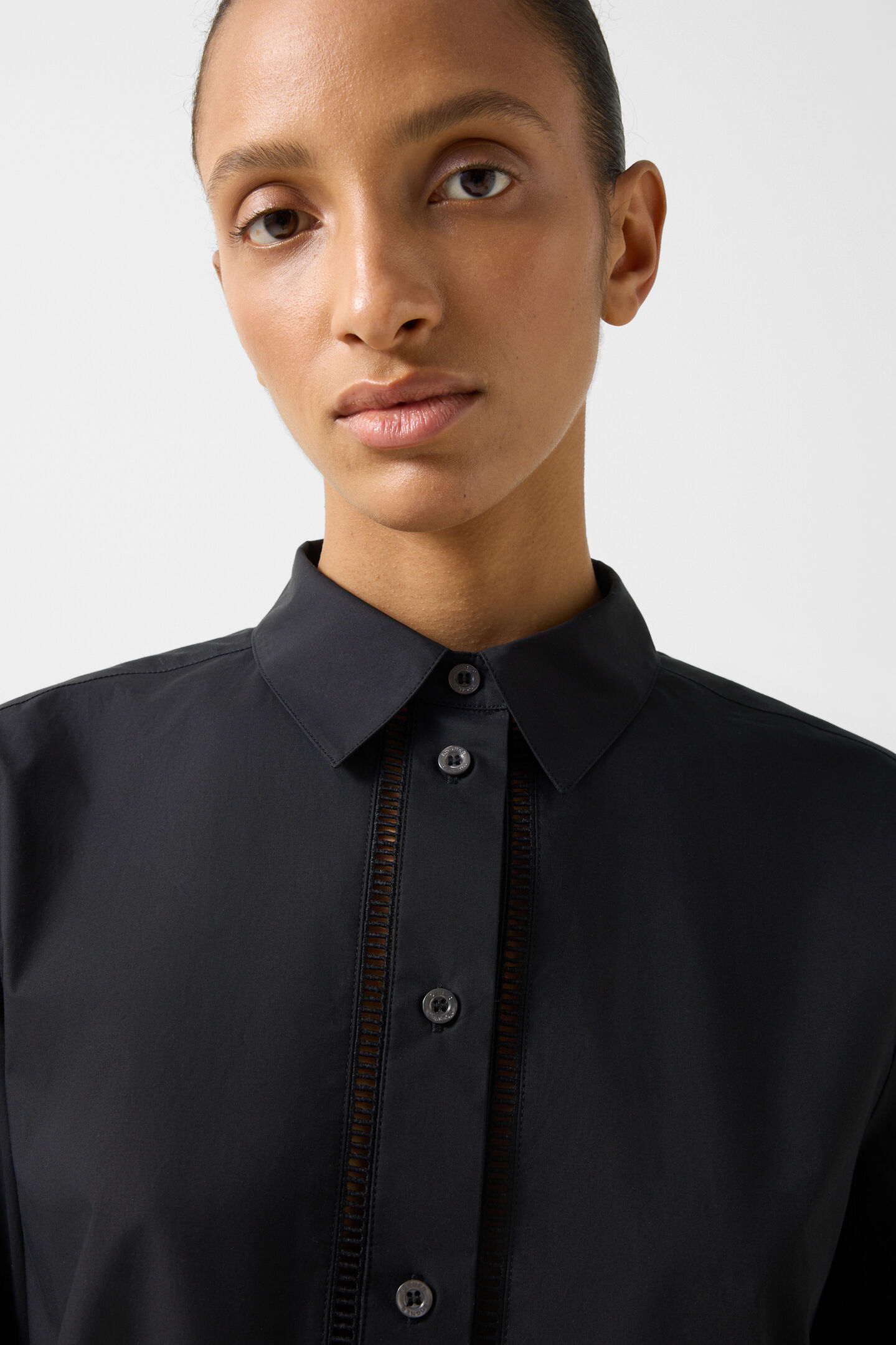 Hemdbluse Summer Schwarz