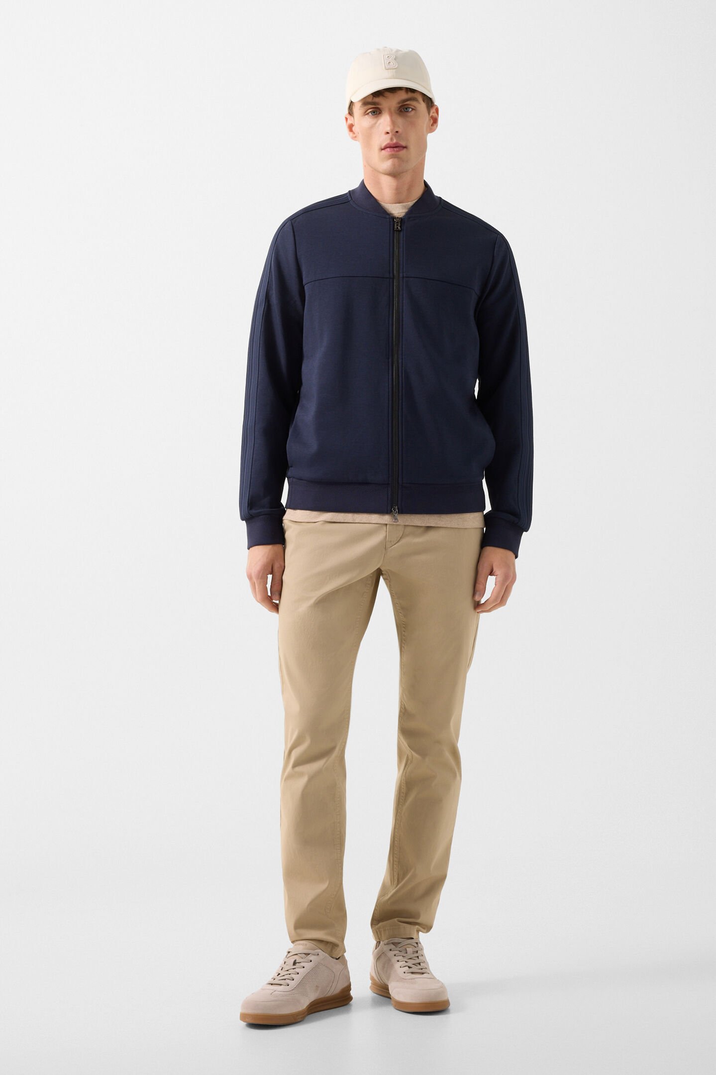 Sweatjacke Lennox Navy-Blau