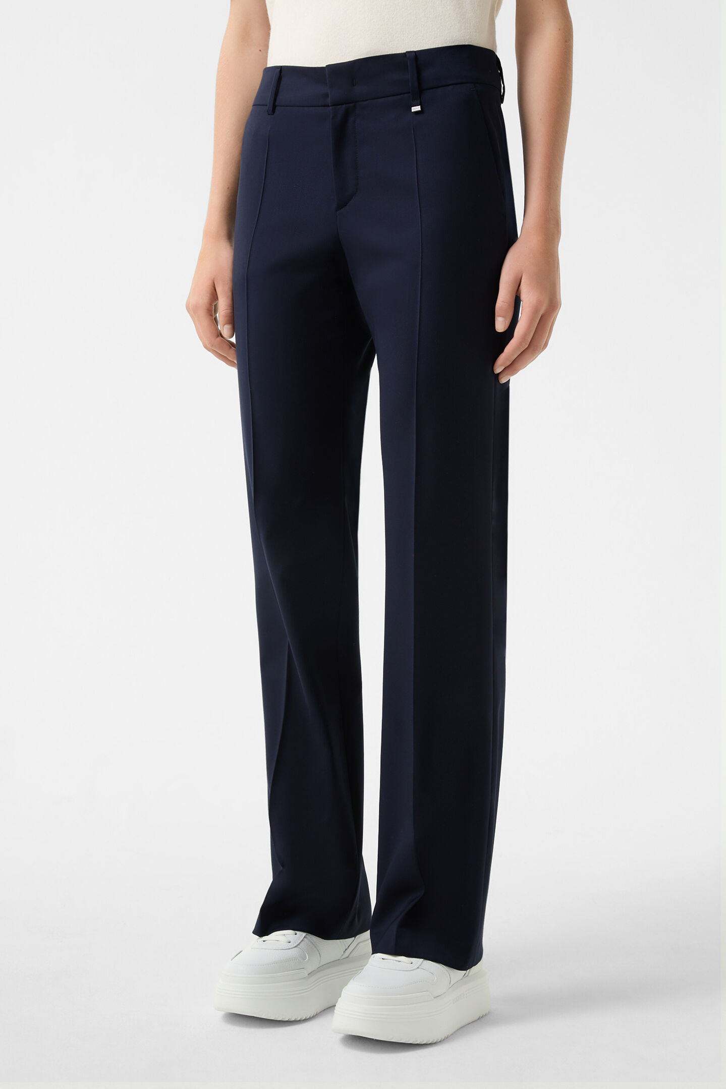 Jody virgin wool trousers Navy blue