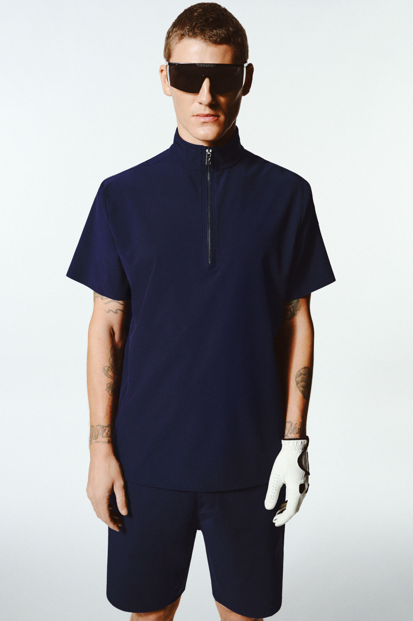 Vajk functional shirt Navy blue