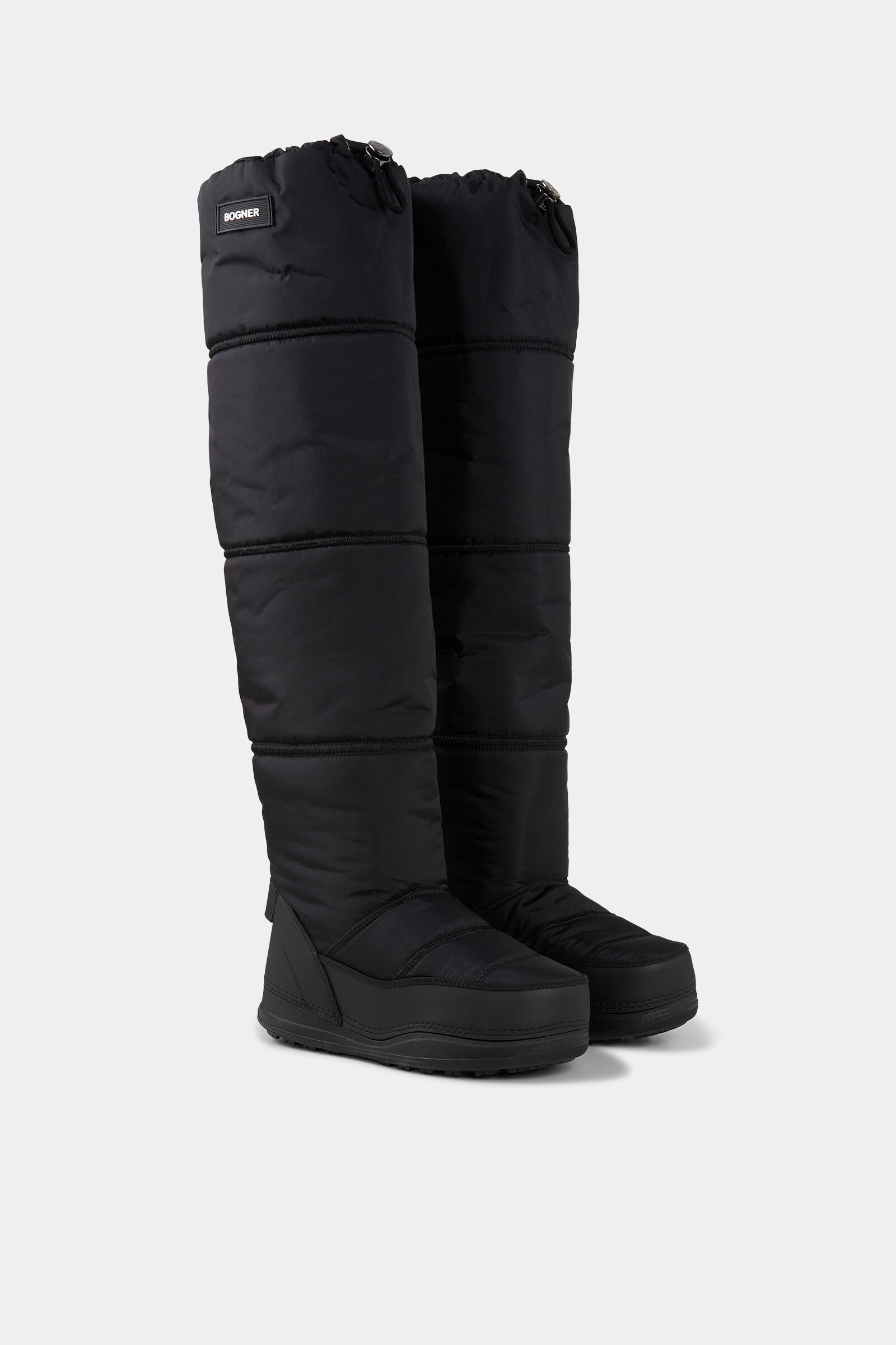 Overknee-Snow Boots La Plagne Schwarz
