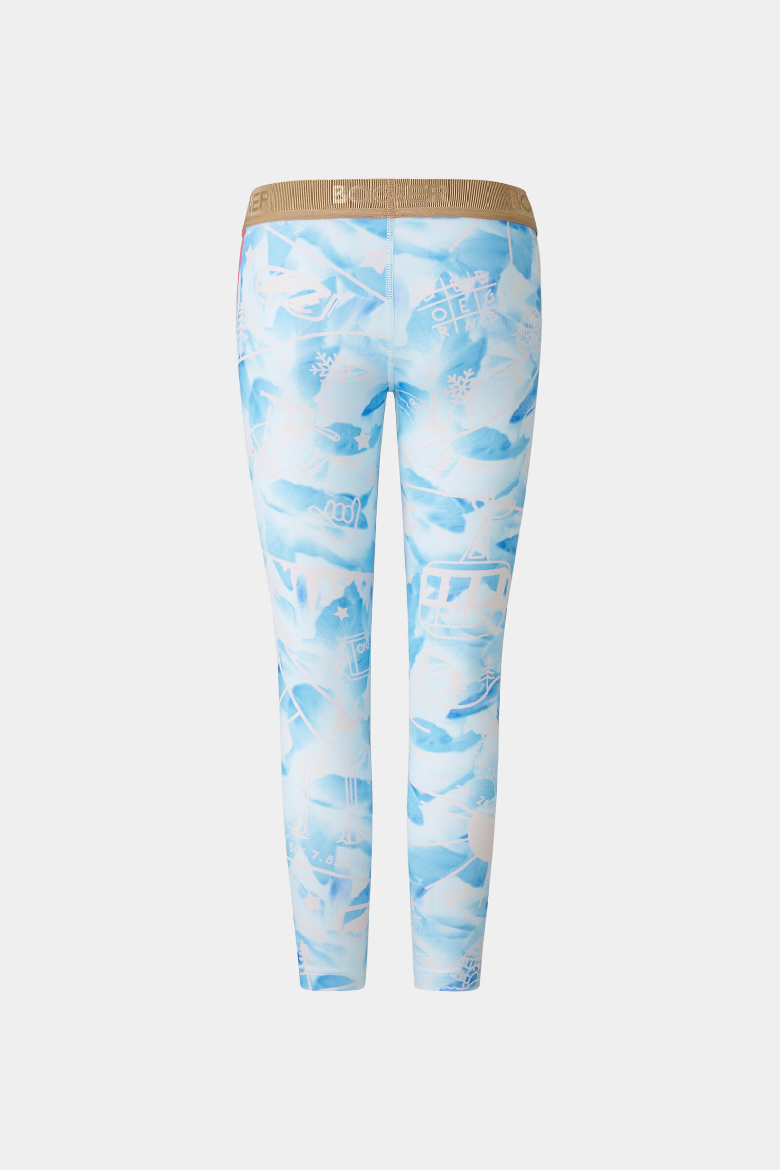 Bogner Lenya Kids Tights Light Blue Off White Light Blue Off White XL