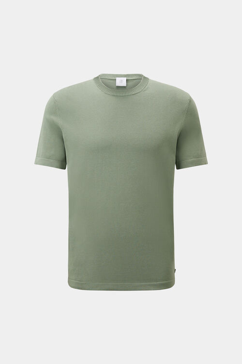 Knitted shirt Lloyd Eucalyptus