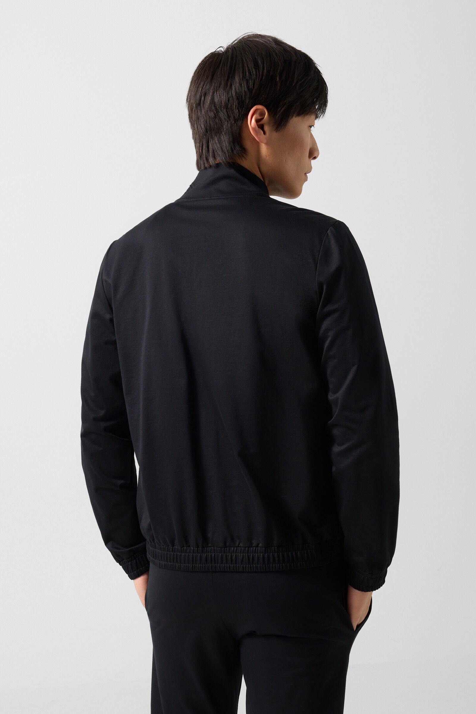 Rupert jersey jacket Black