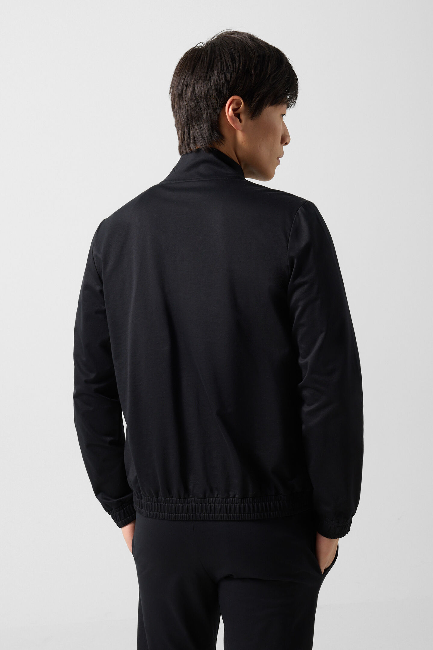 Rupert jersey jacket Black