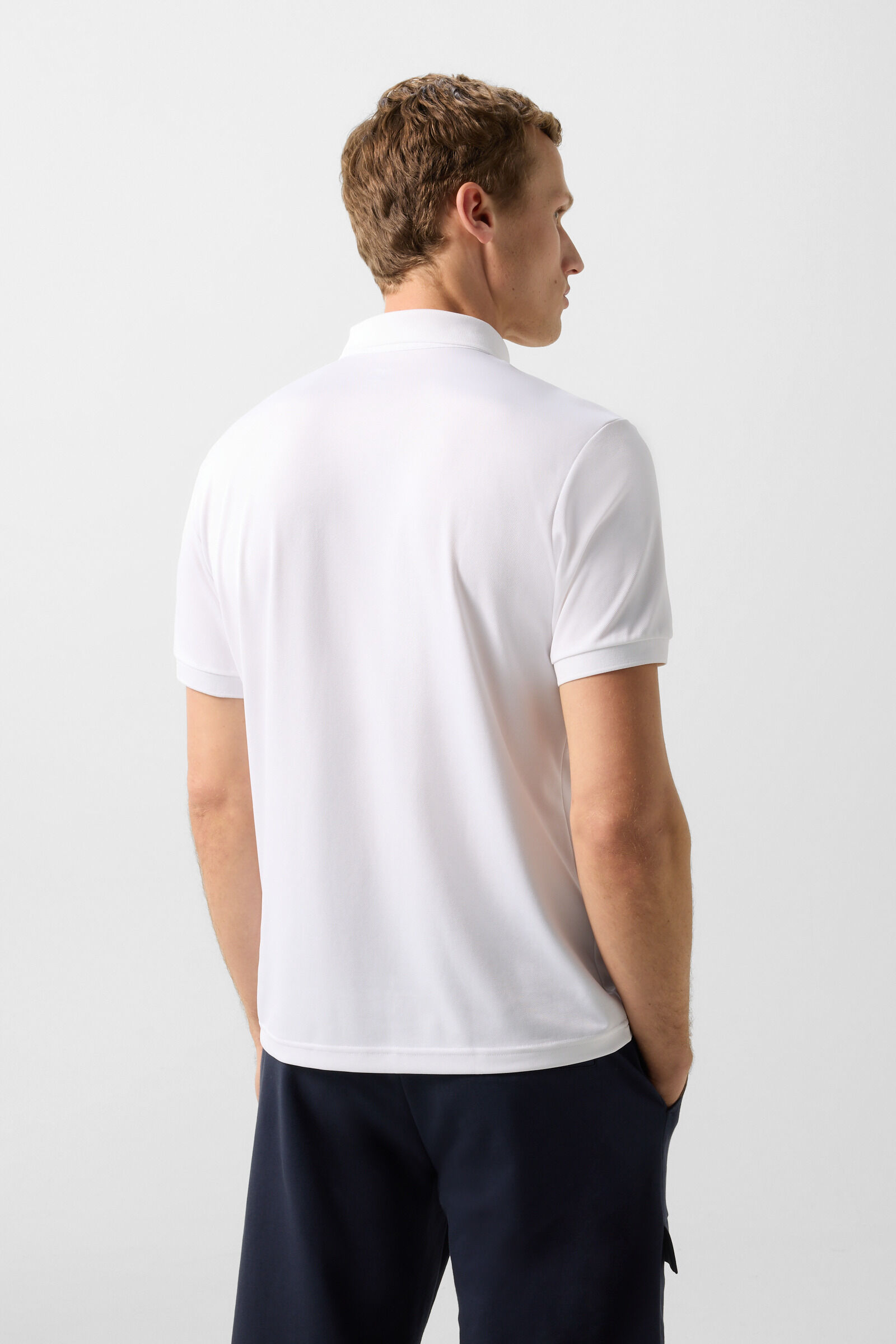 Daniel functional short-sleeved top White