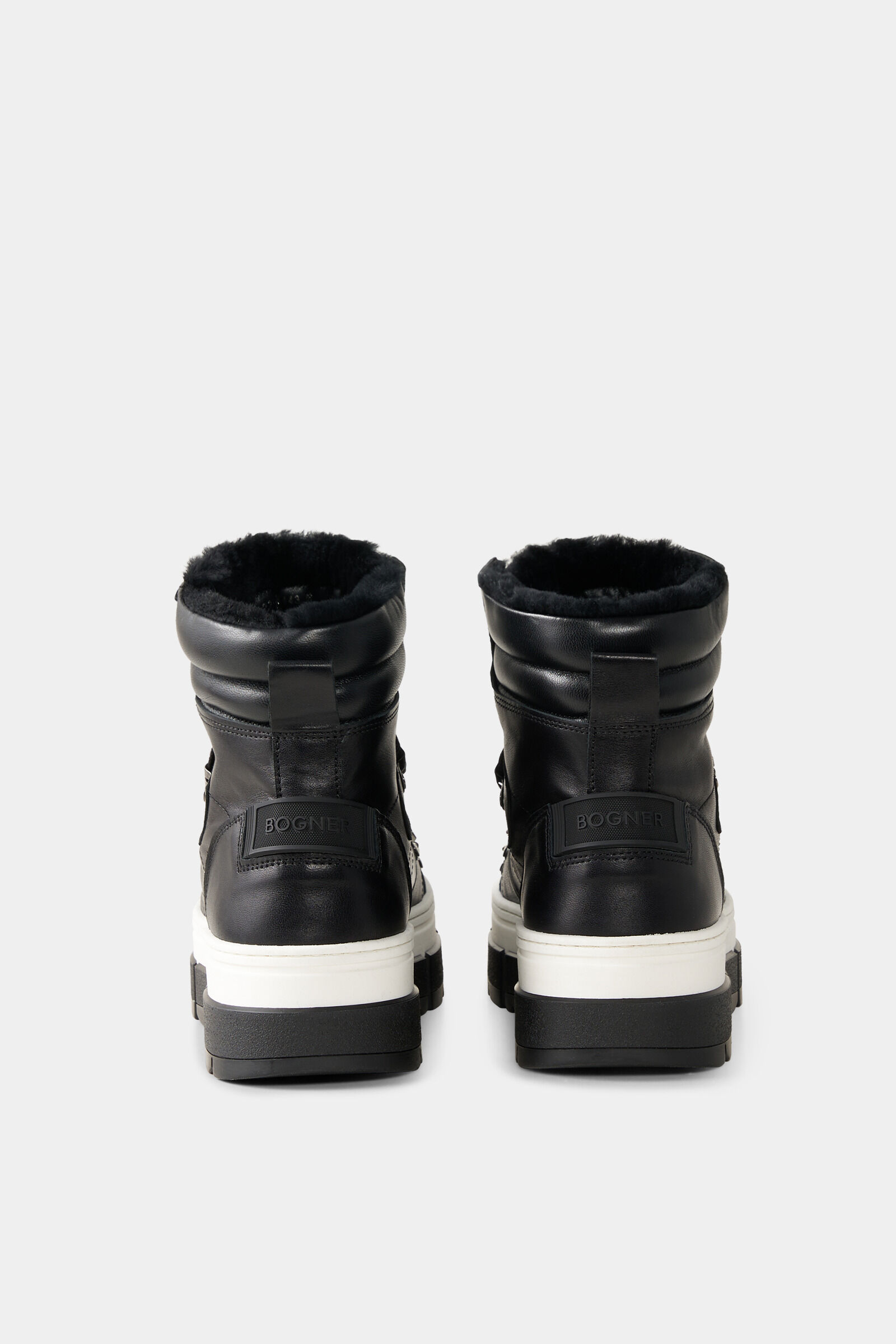 Mid boots Vaduz with spikes Black