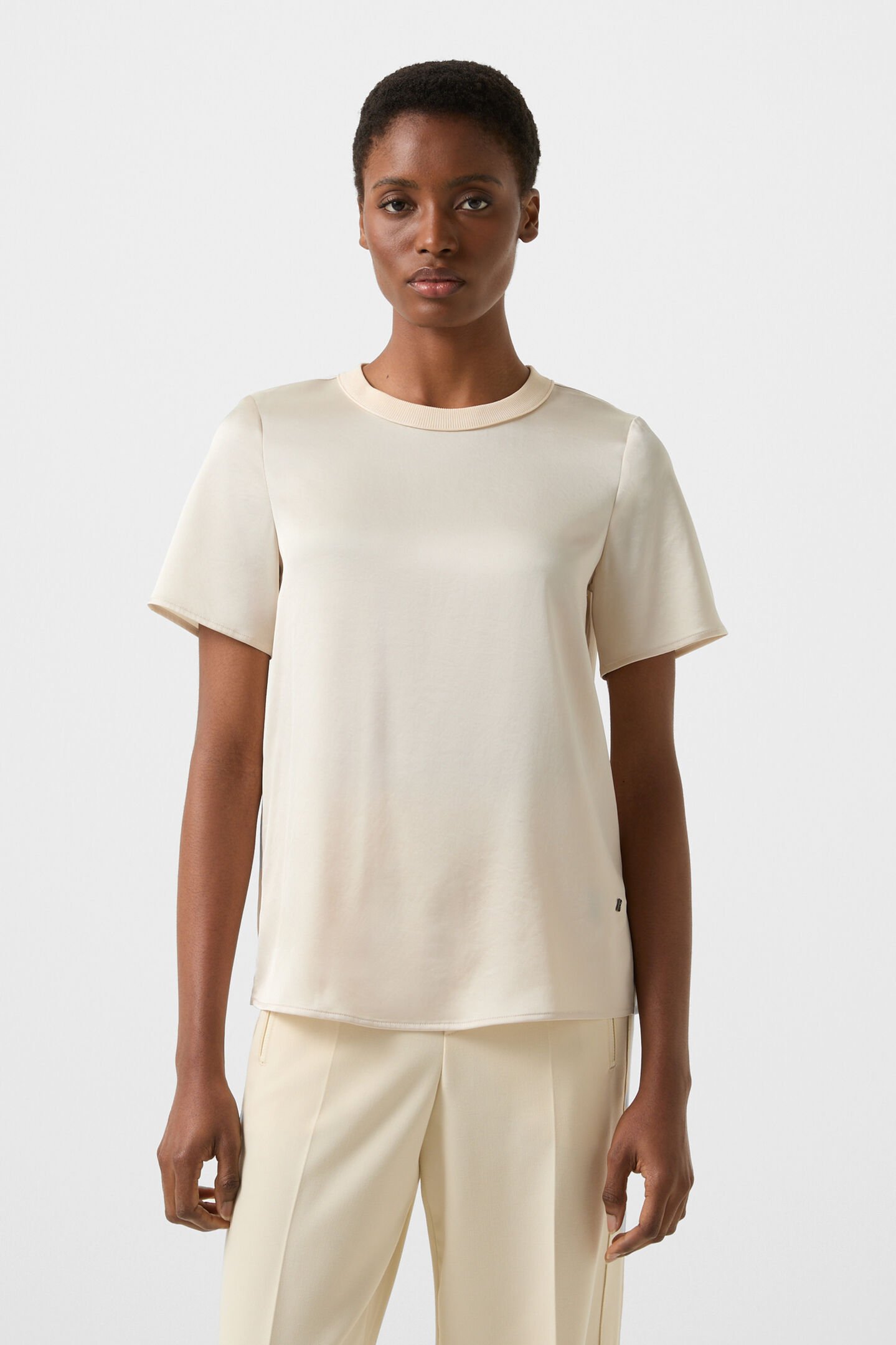 Satin-Shirt Dylan Sand