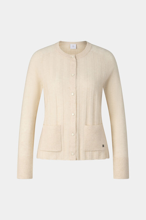 Tanja virgin wool cashmere cardigan Cream