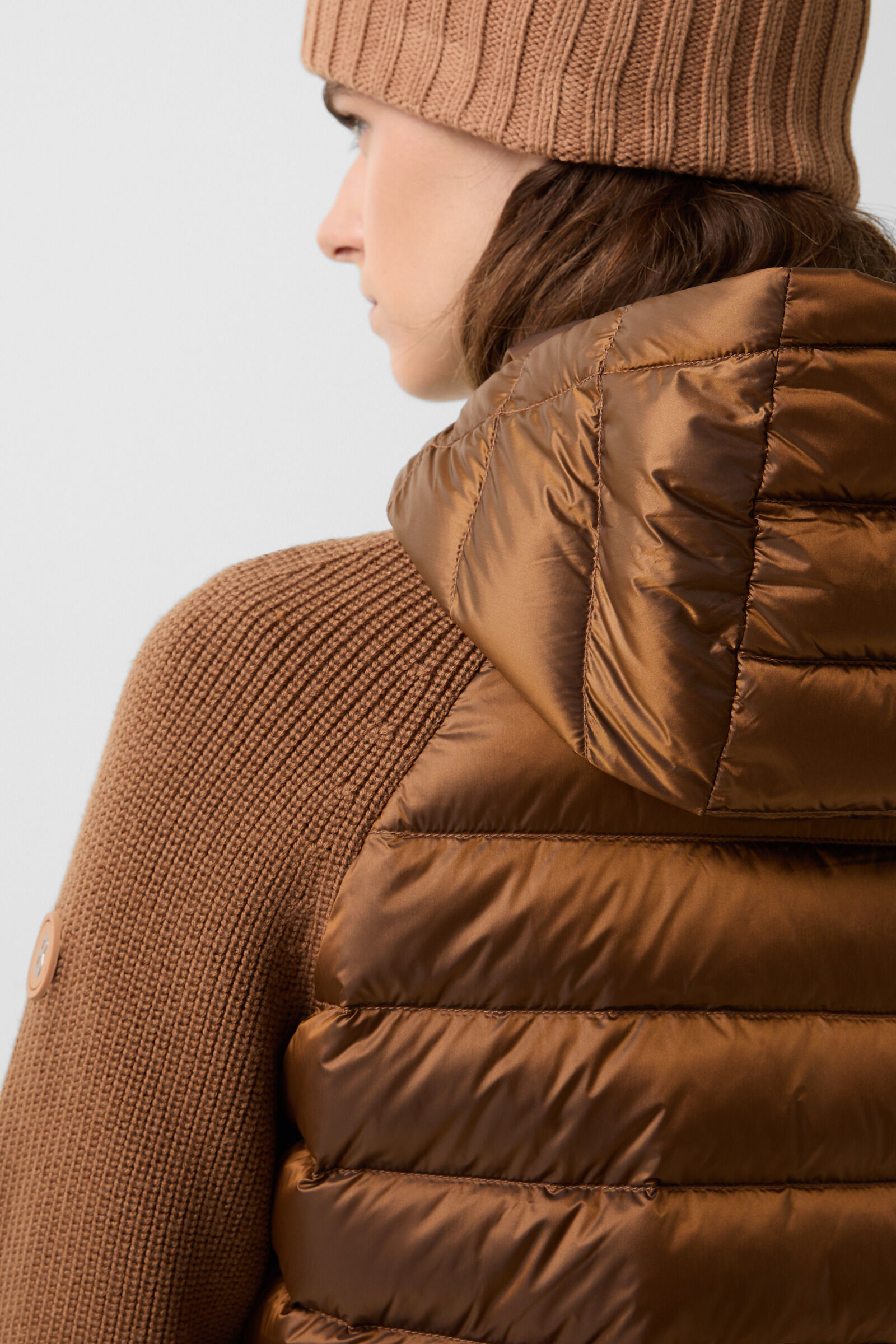 Pamy hybrid knit jacket Hazel