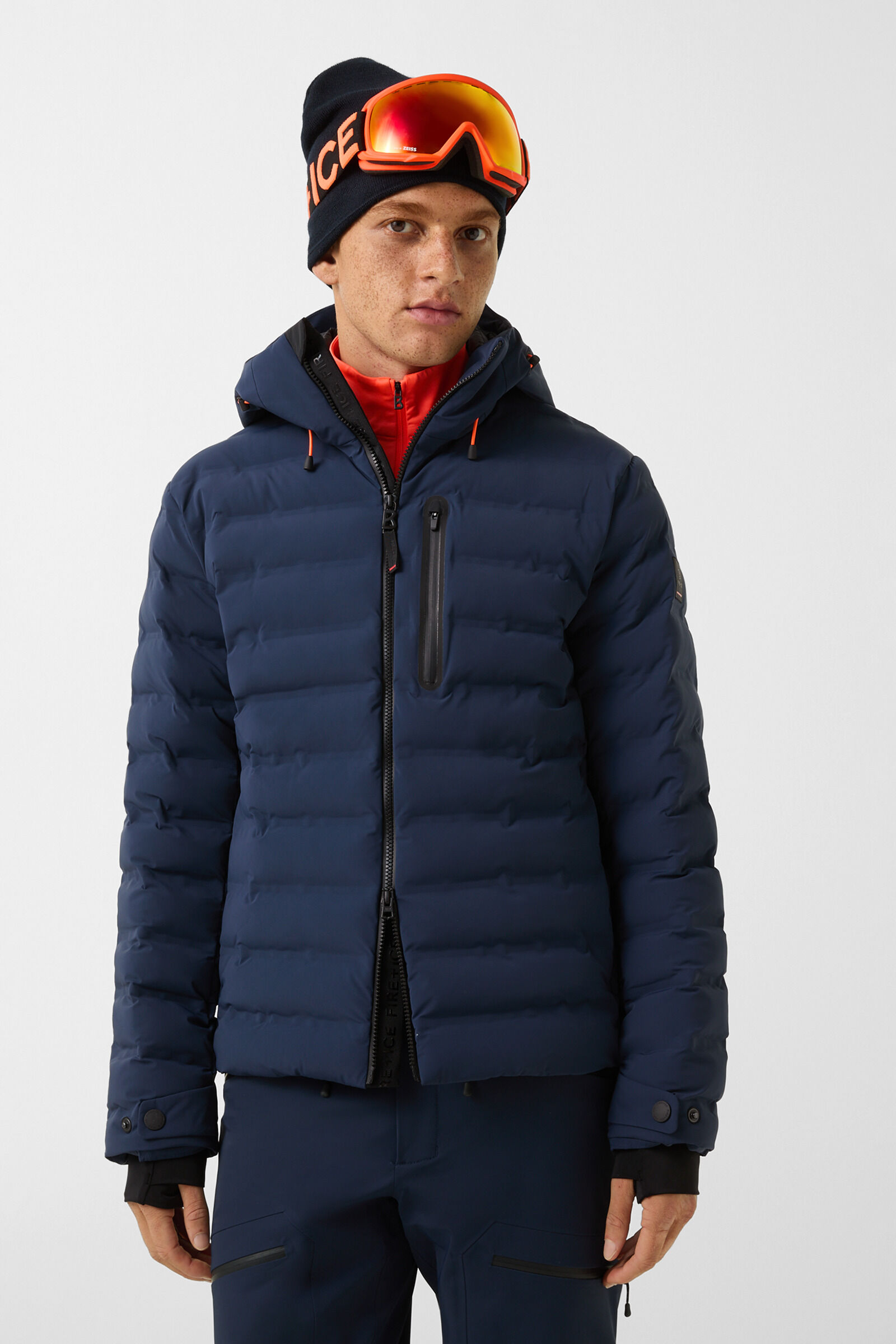 York quilted jacket Dark blue