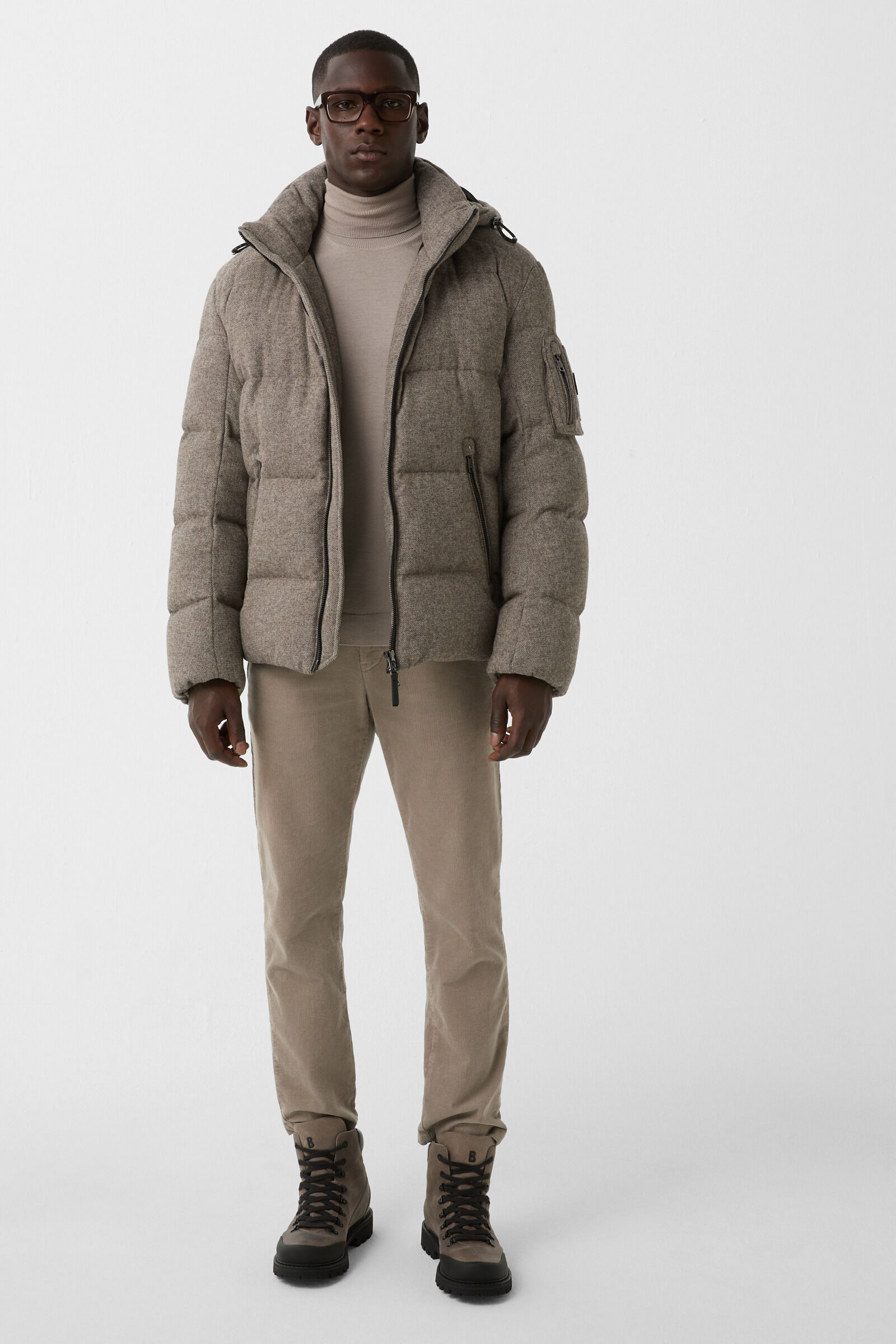 Gordon turtleneck jumper Greige