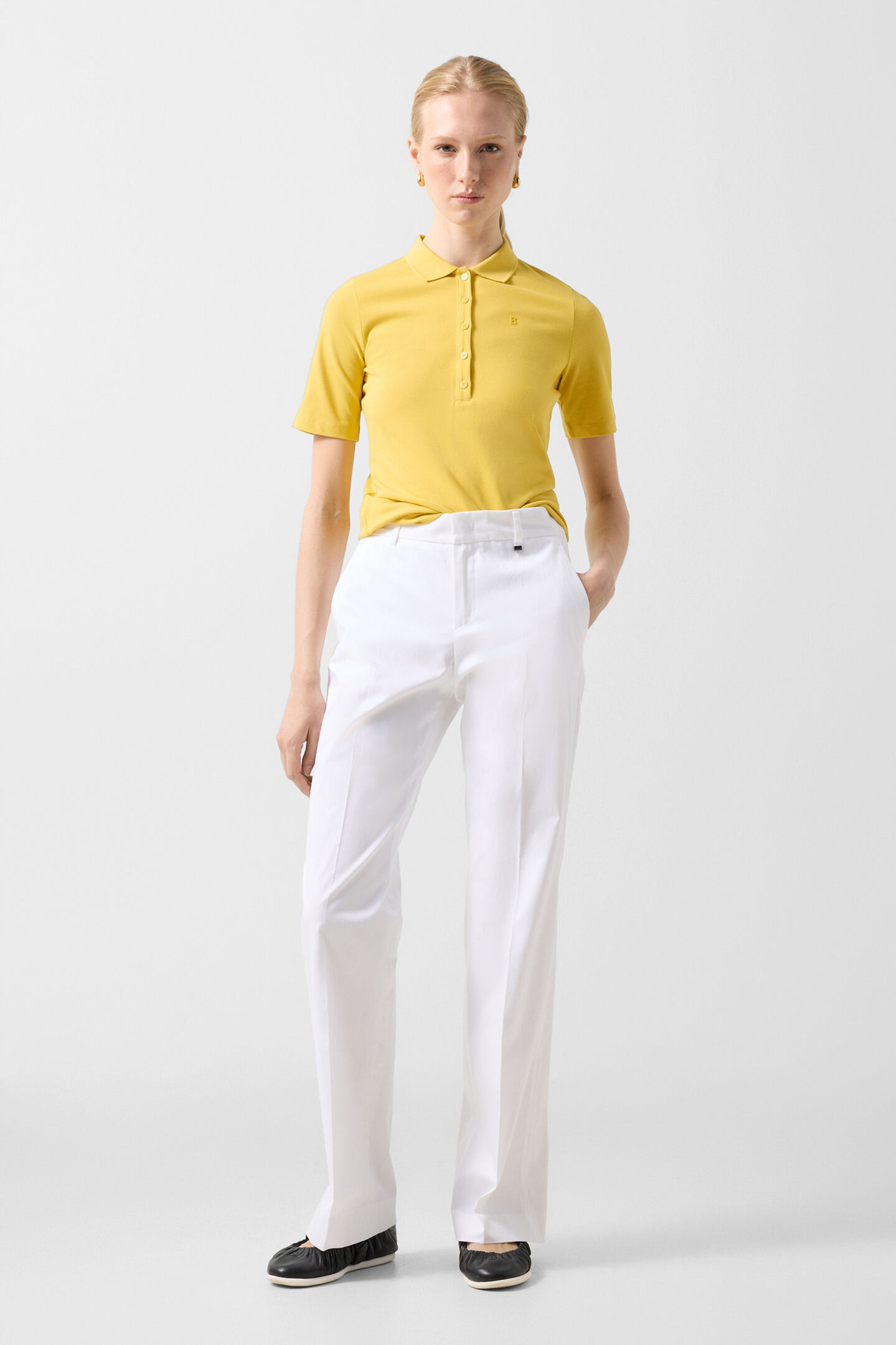 Malika polo shirt Yellow
